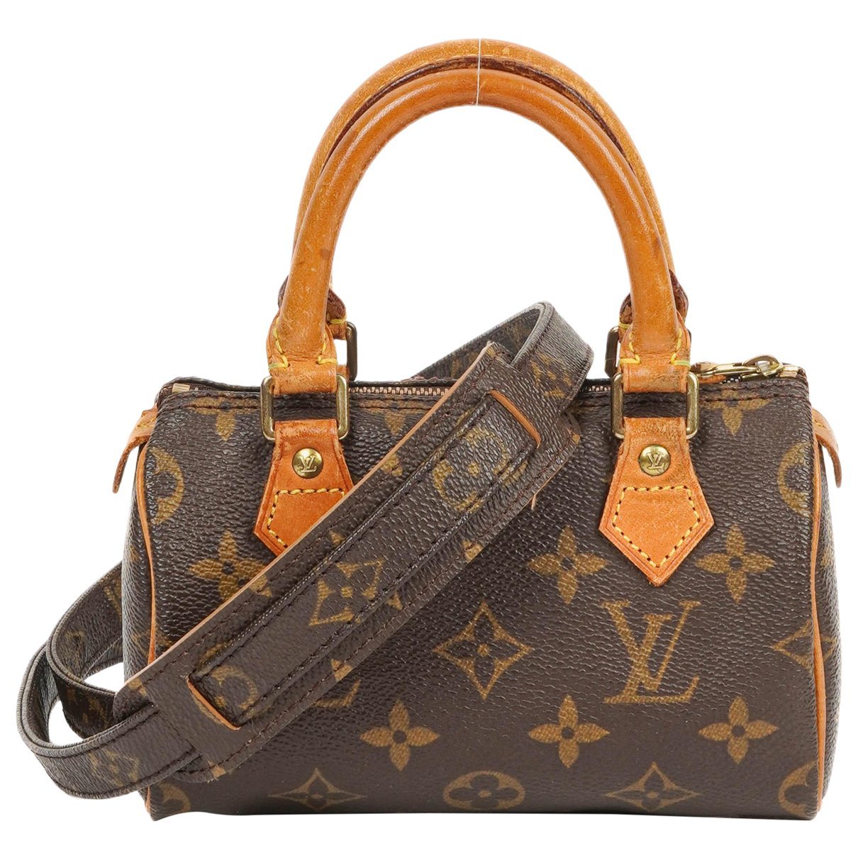 Louis Vuitton Nano Speedy / Mini HL cloth handbag