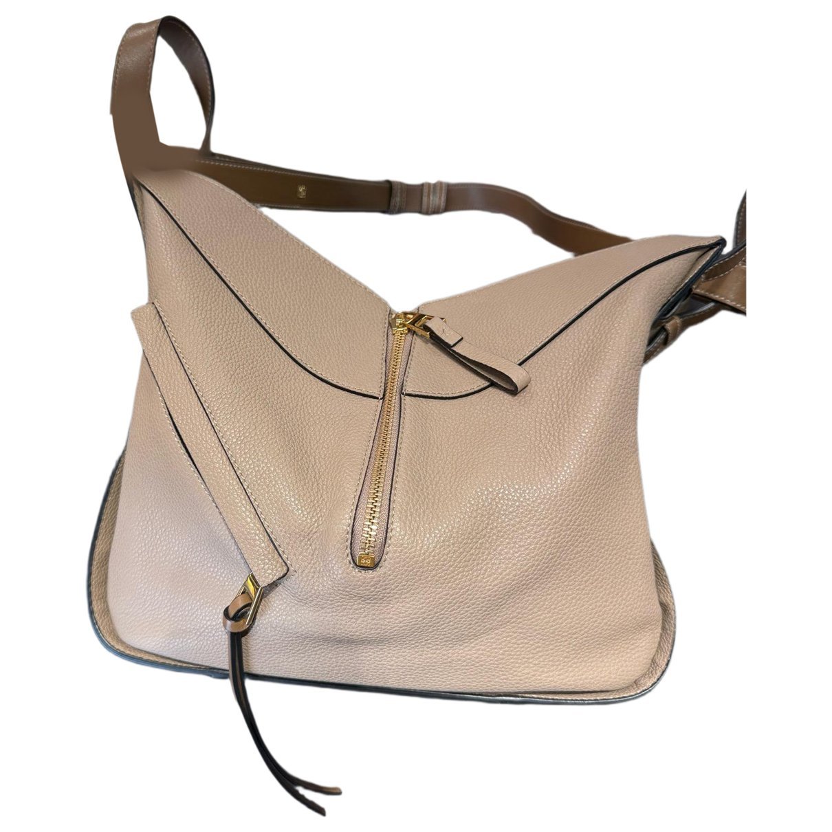 Hammock leather handbag
