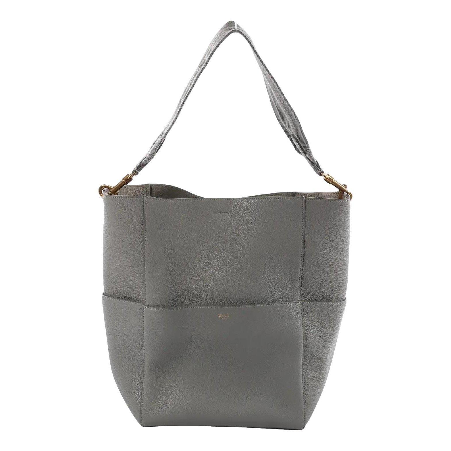 Seau Sangle leather handbag