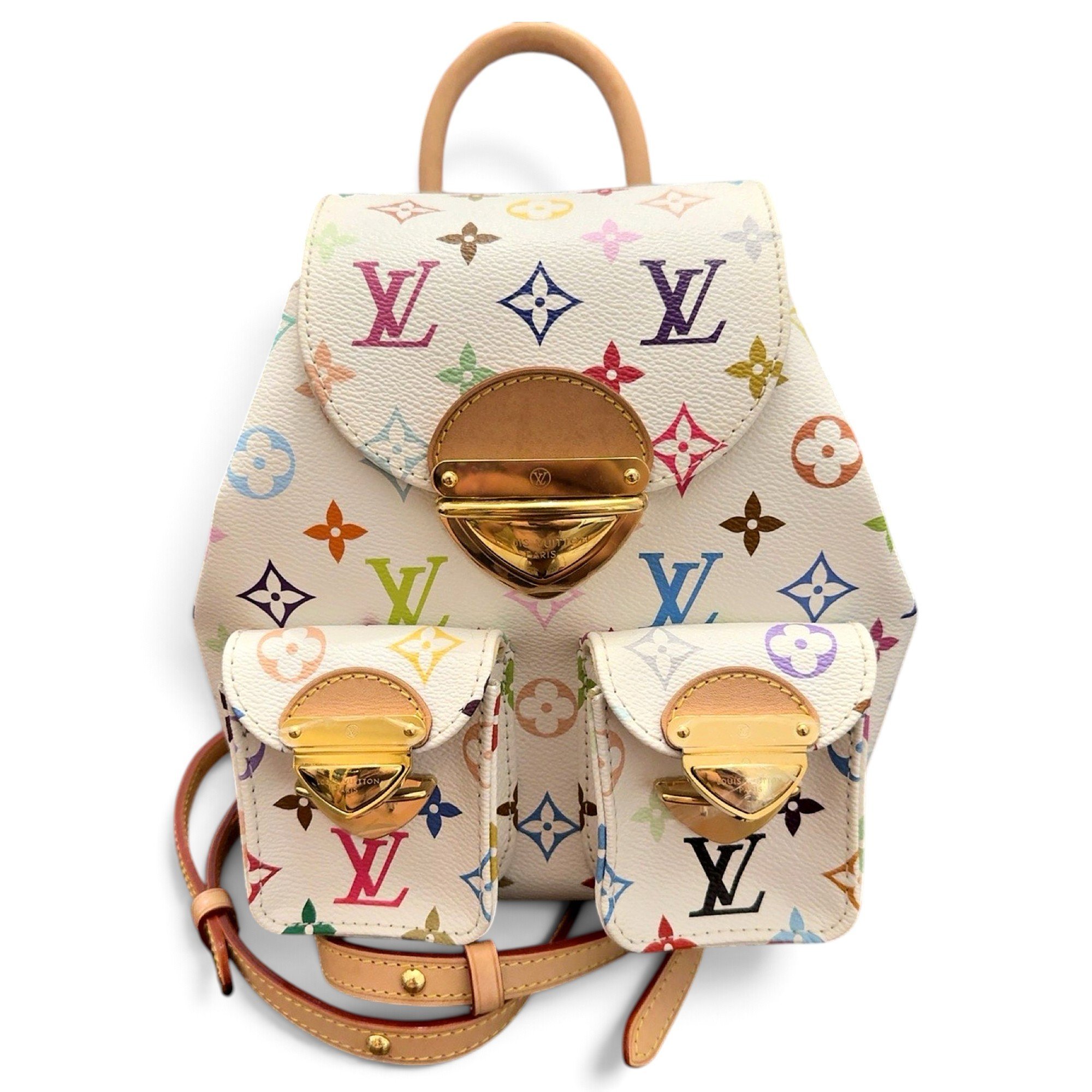 Leather backpack