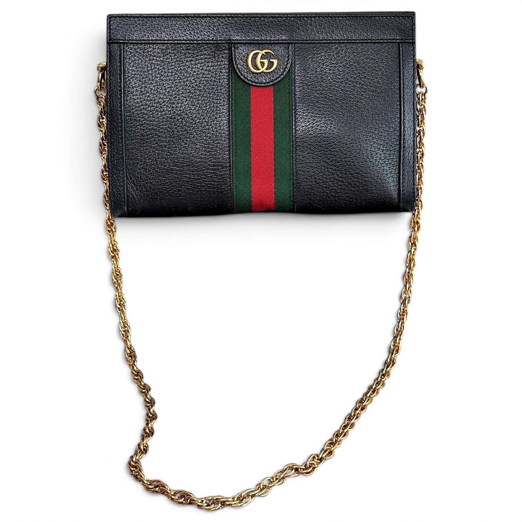 Ophidia Chain leather handbag