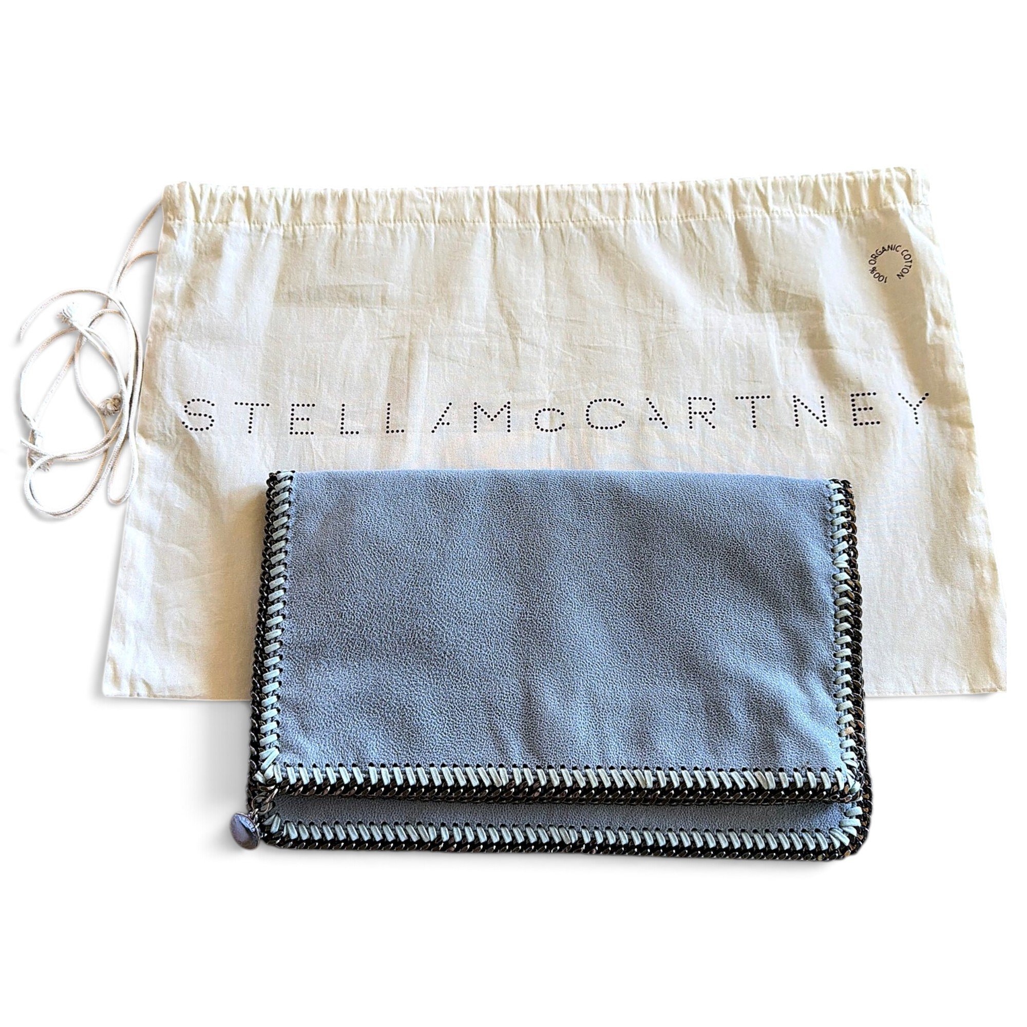 Falabella vegan leather clutch bag