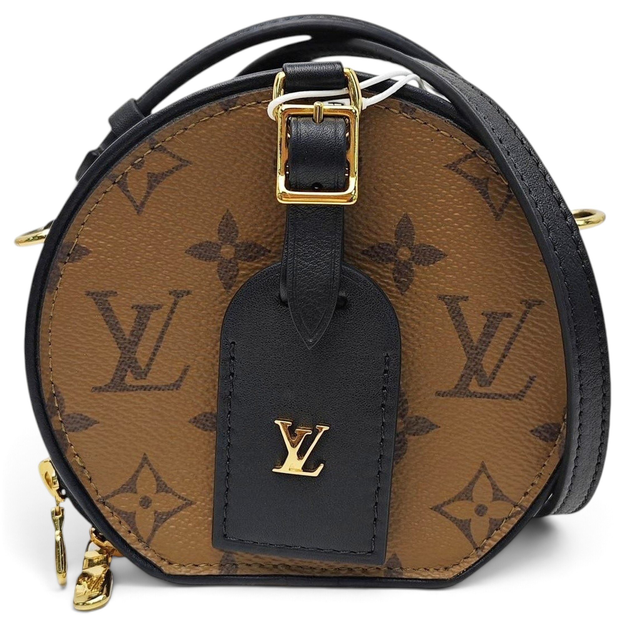 Micro boite chapeau leather handbag