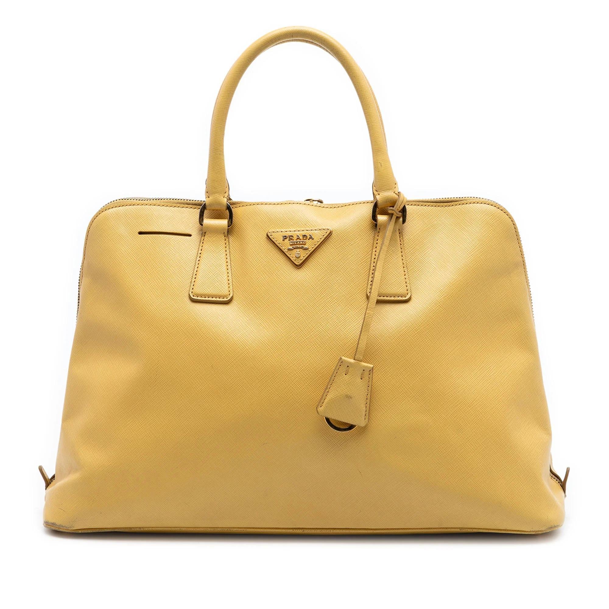 Promenade leather handbag