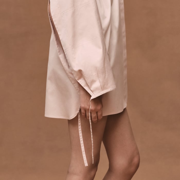 Rose Palomino Drawstring Shirt