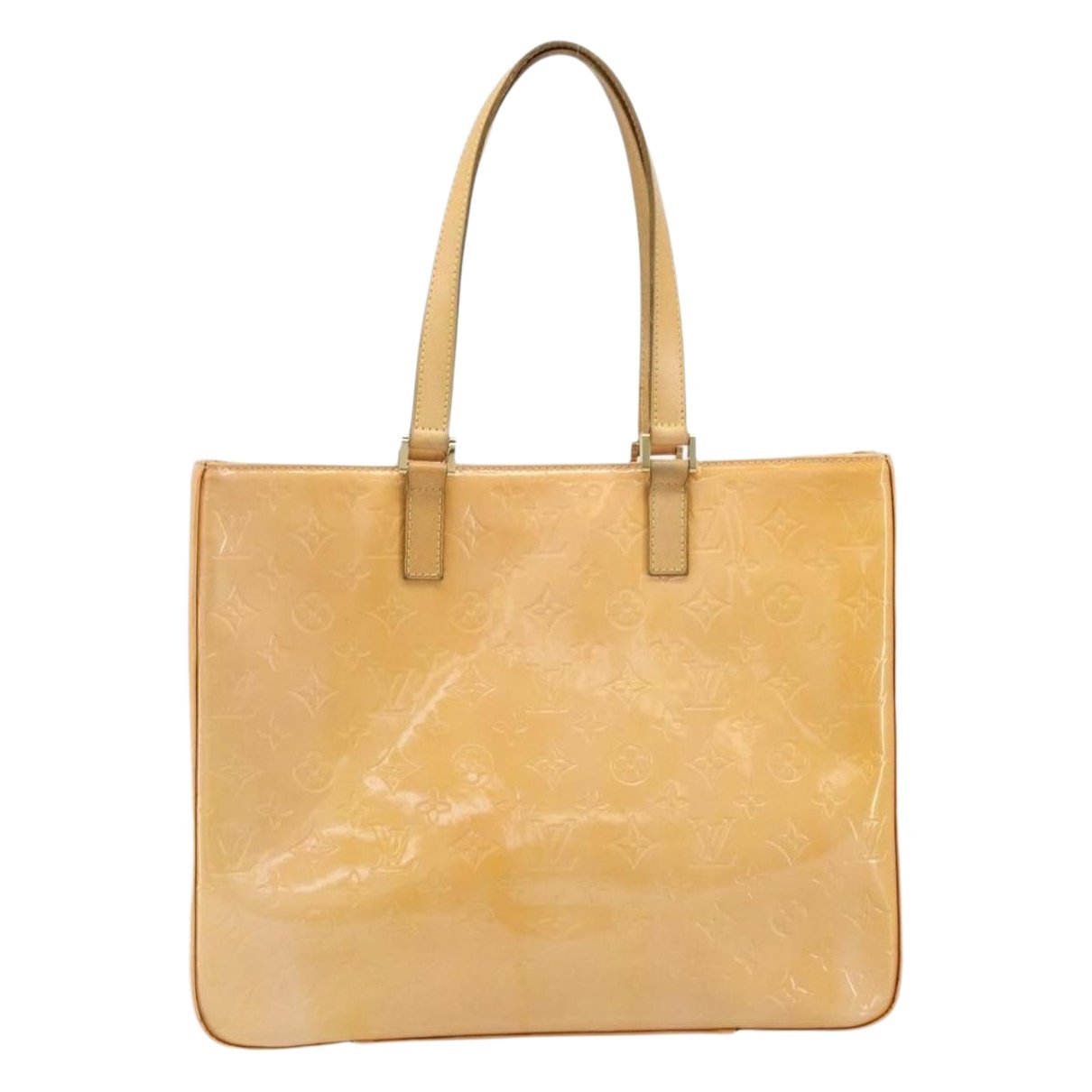 Columbus patent leather tote