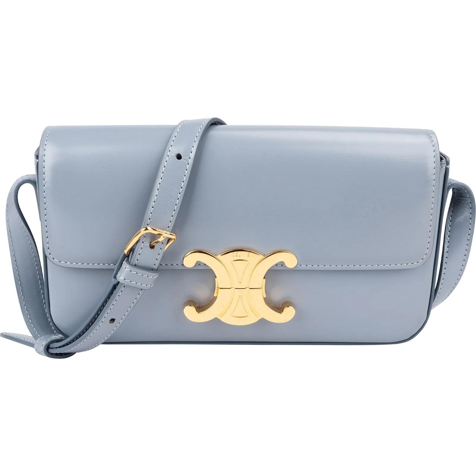 Triomphe leather crossbody bag