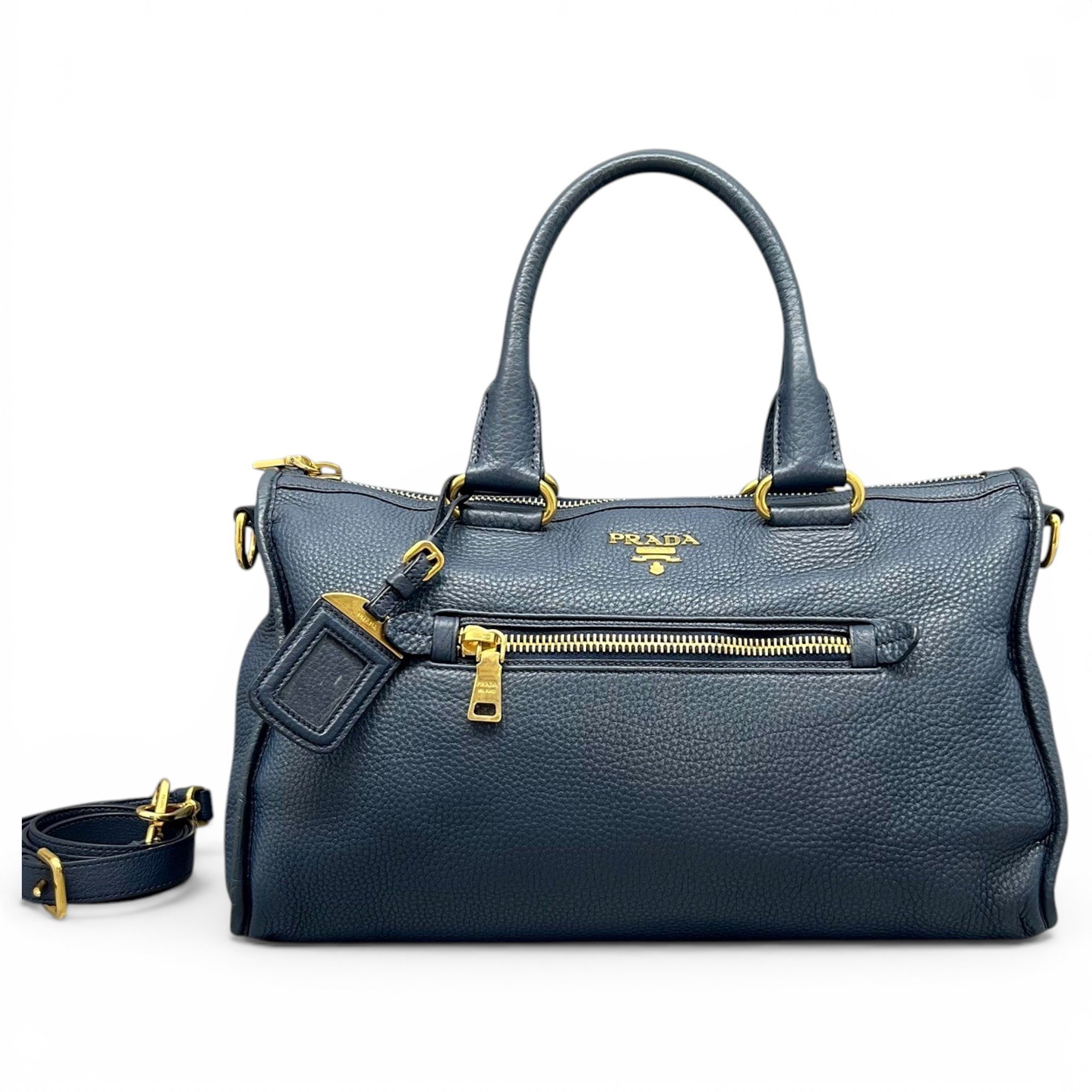 Leather bowling bag
