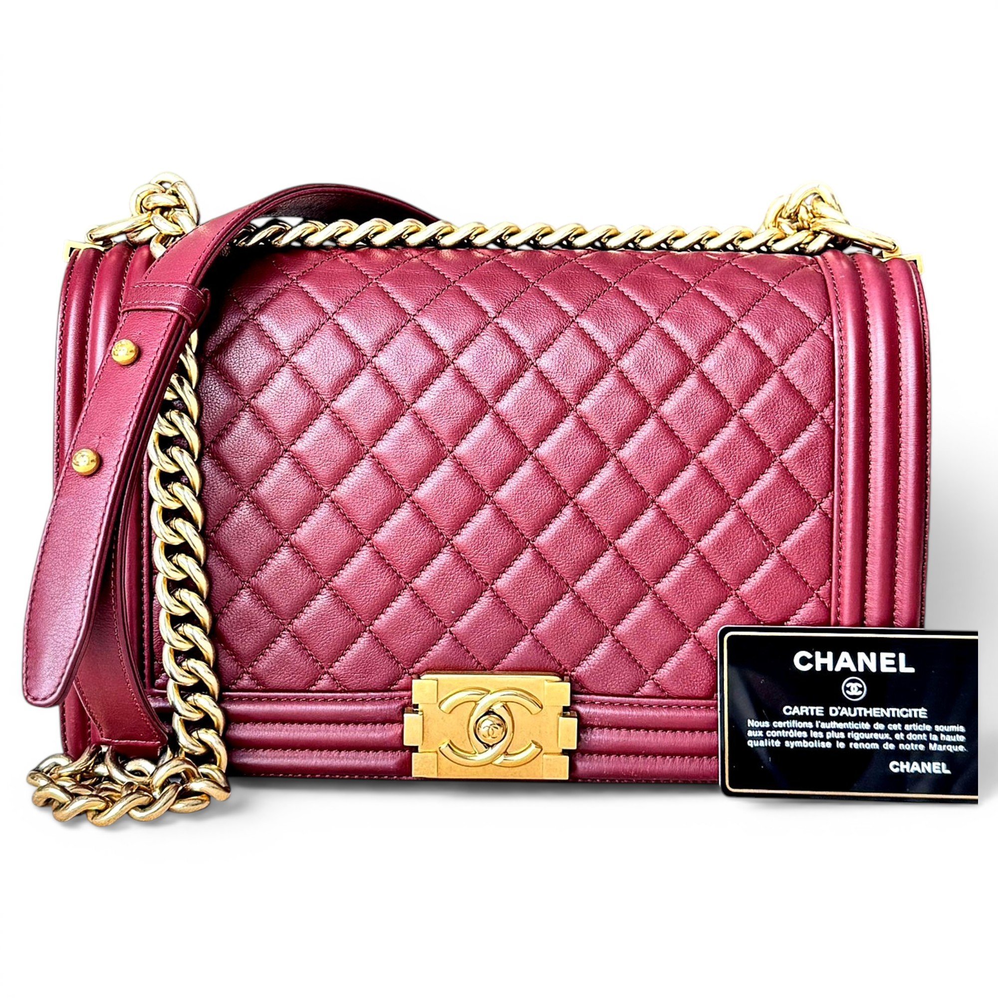 Chanel Boy leather crossbody bag