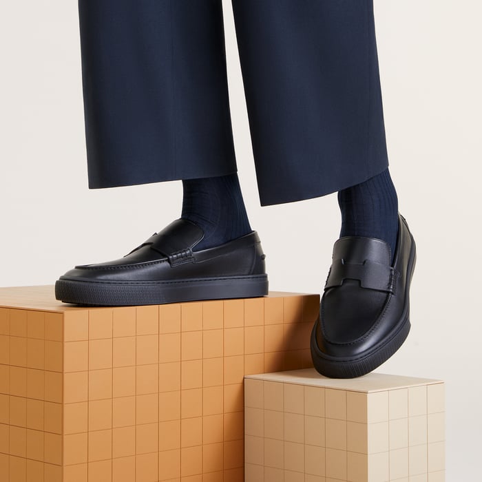 Noir Tênis Slip-on Ike