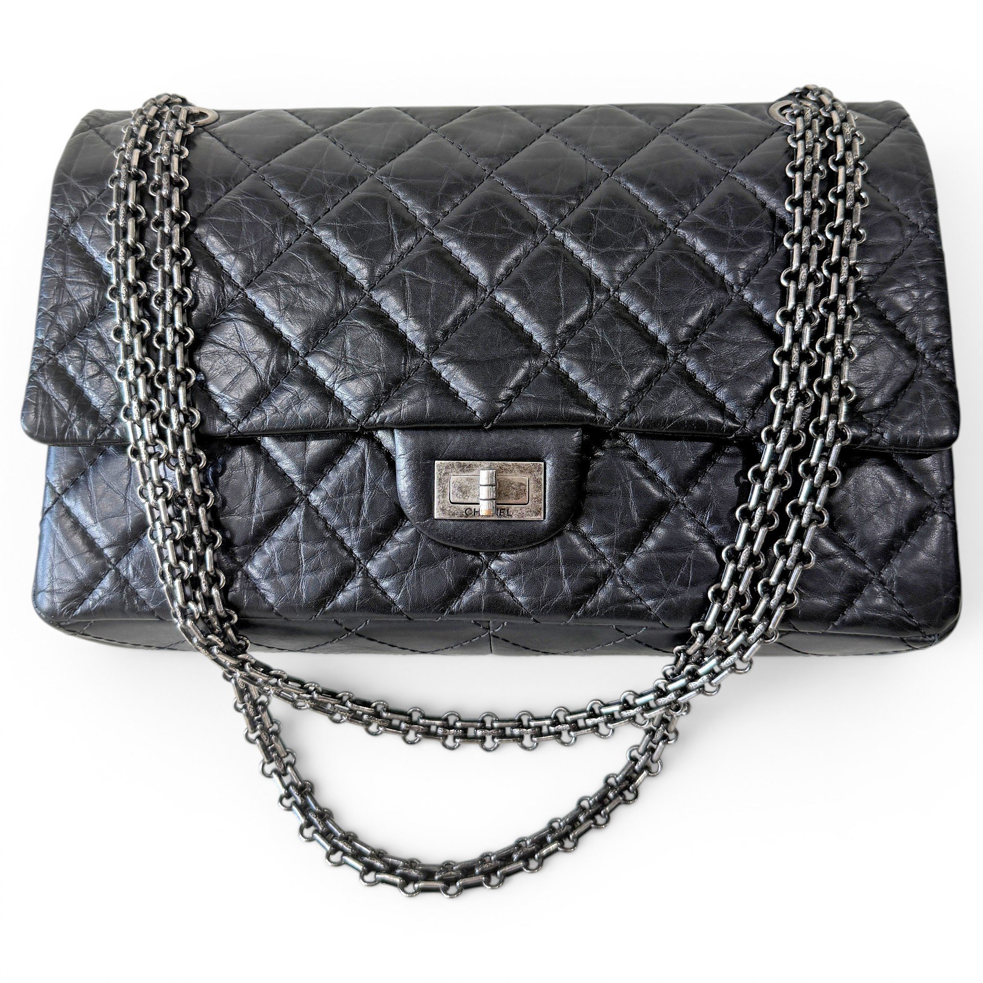 2.55 leather handbag