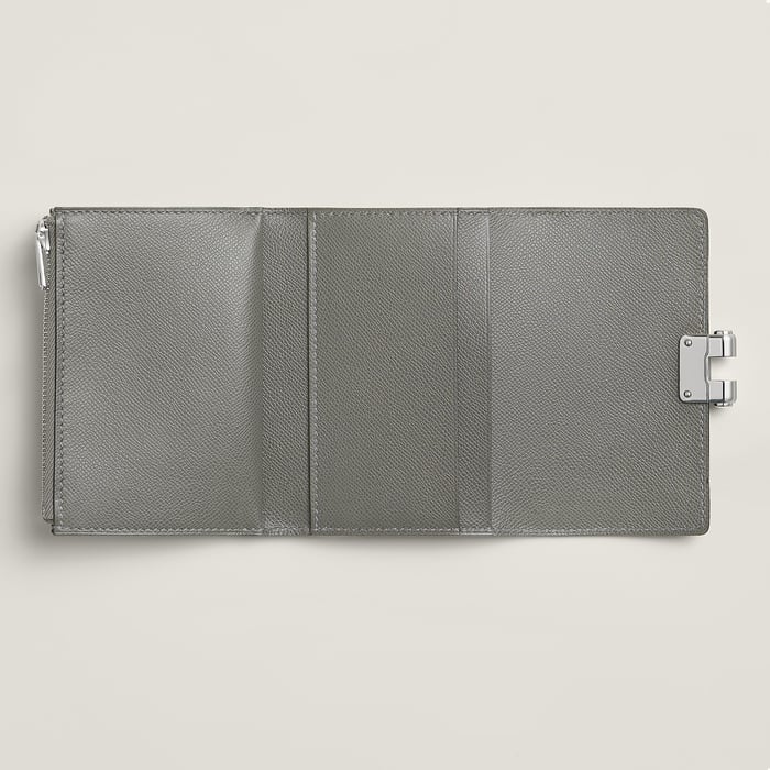 Gris Meyer Charniere Compact Wallet