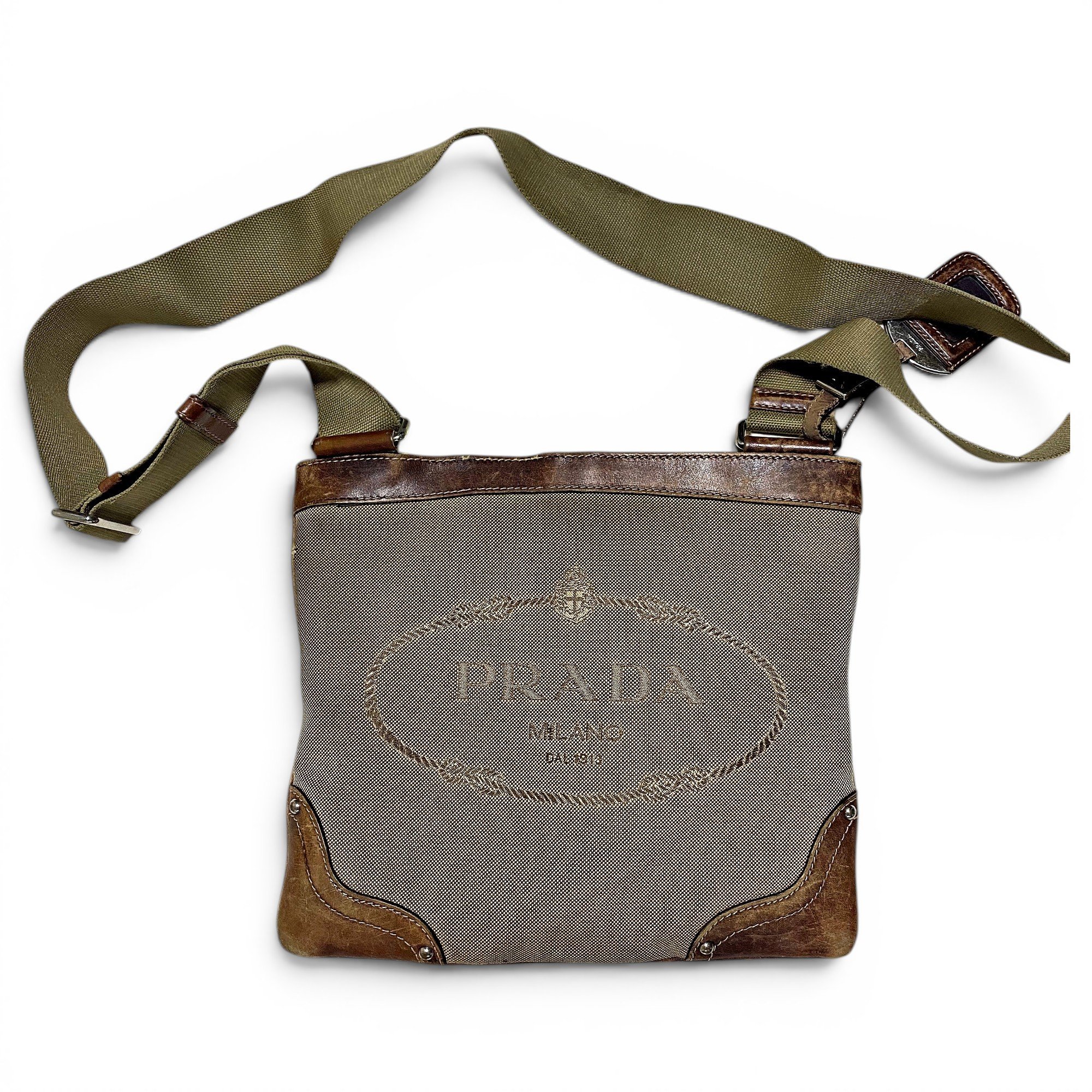 Re-Edition 2000 Double Zip cloth crossbody bag