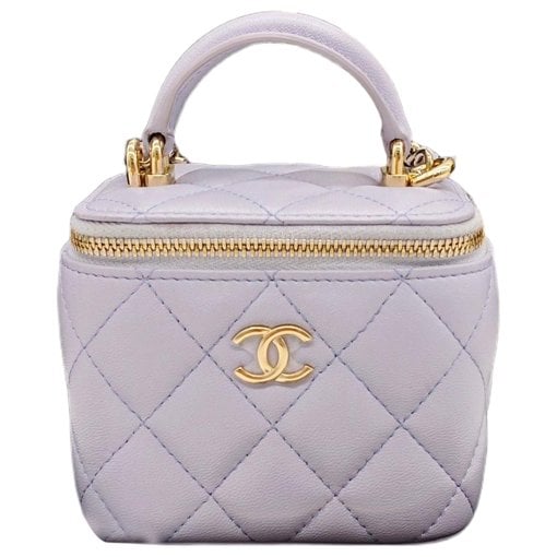 Trendy CC Vanity leather handbag