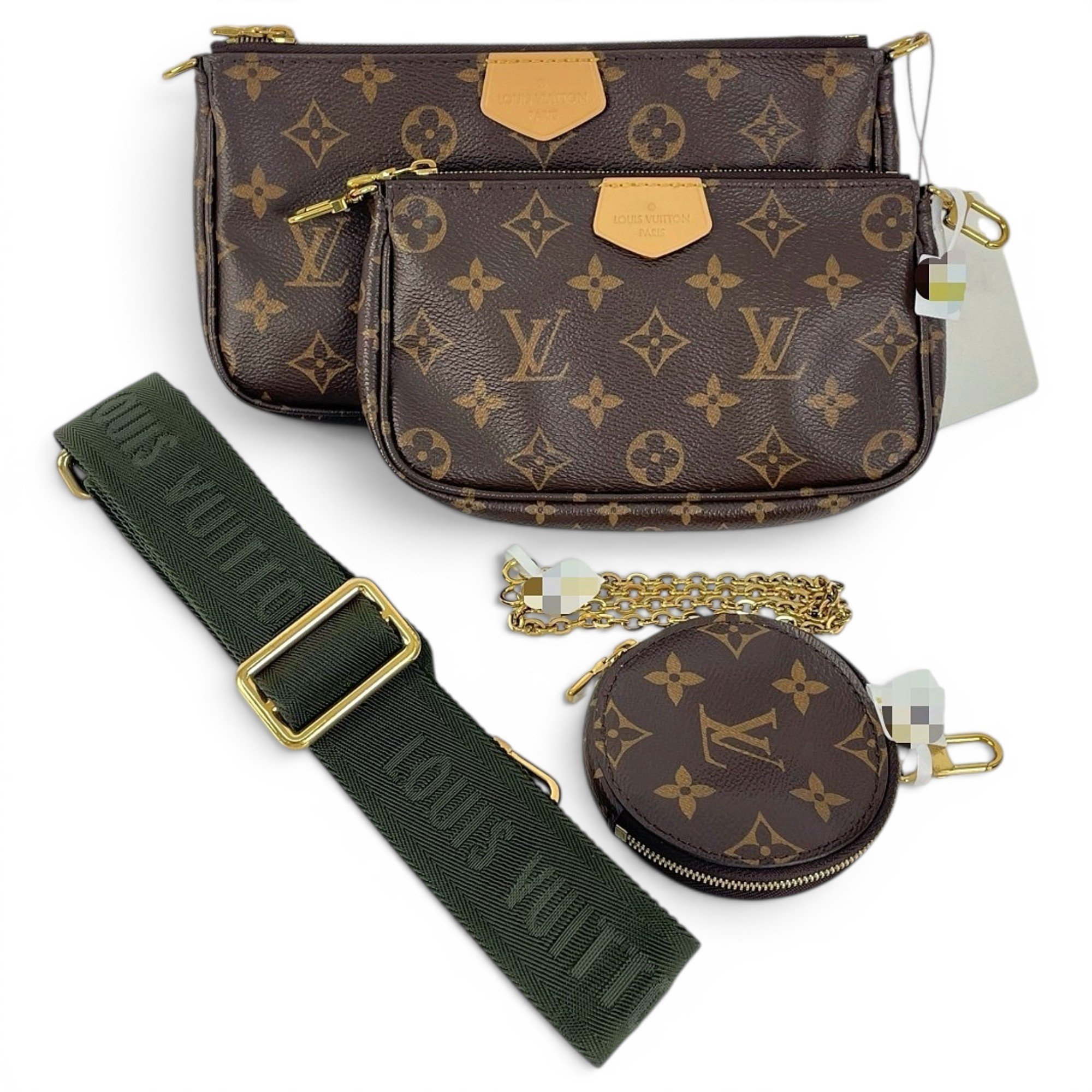 Multi Pochette Accessoires leather handbag