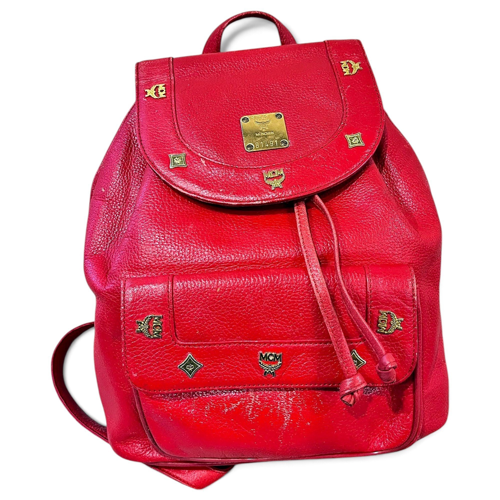 Stark leather backpack