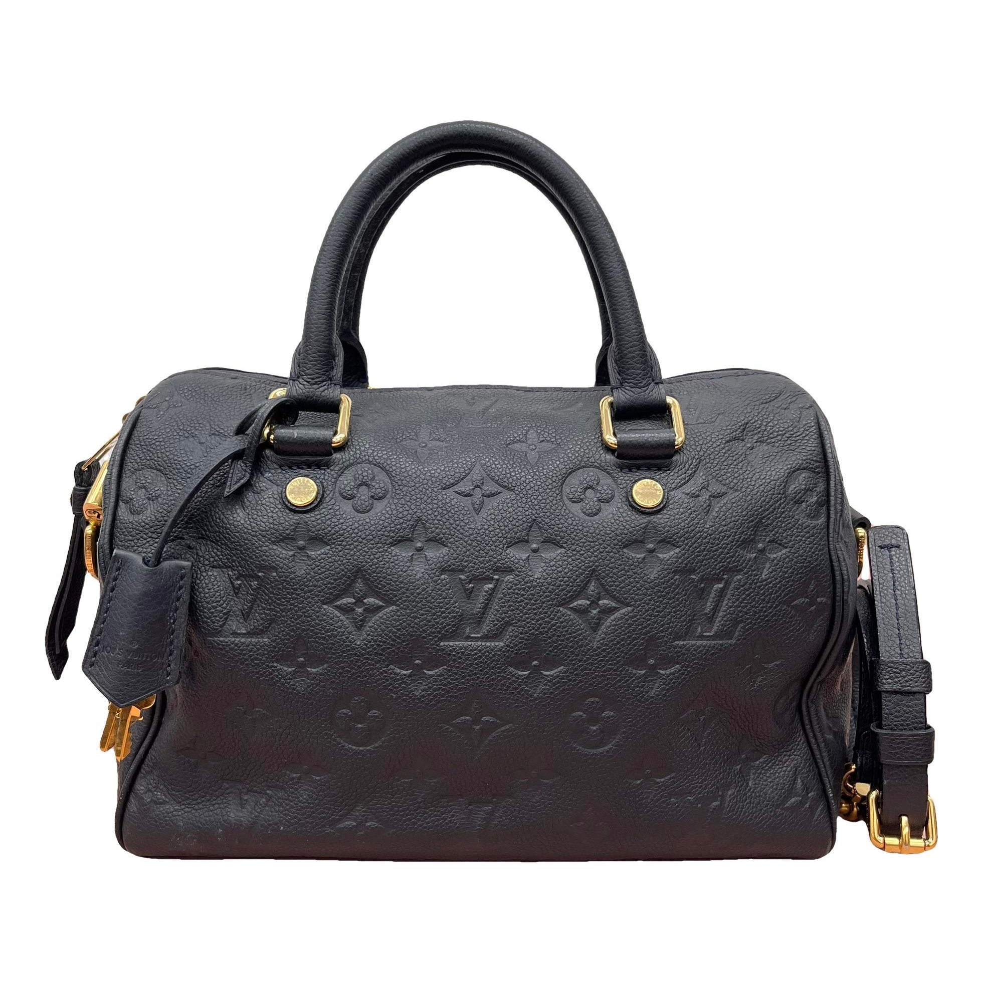 Speedy leather handbag