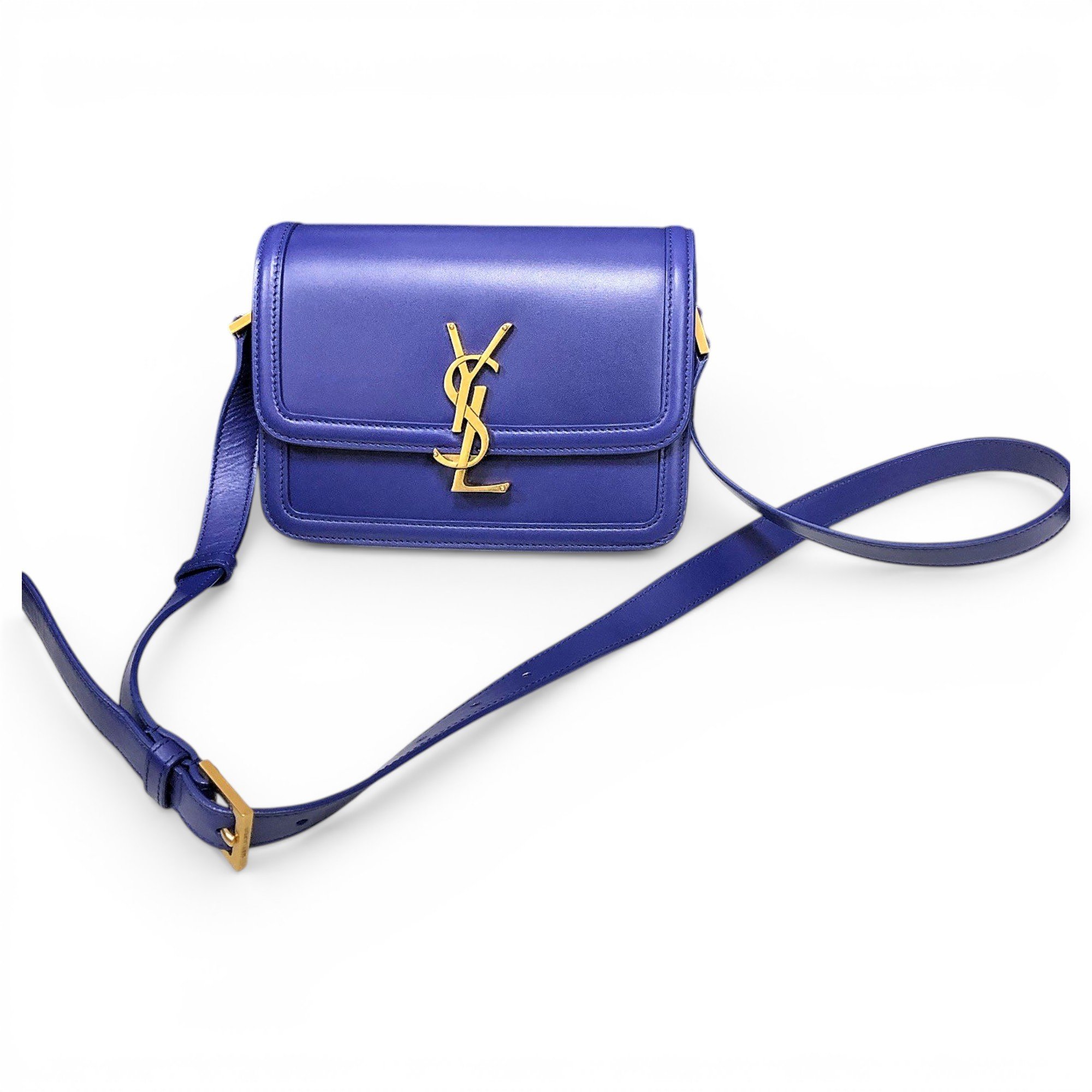 Solférino leather handbag