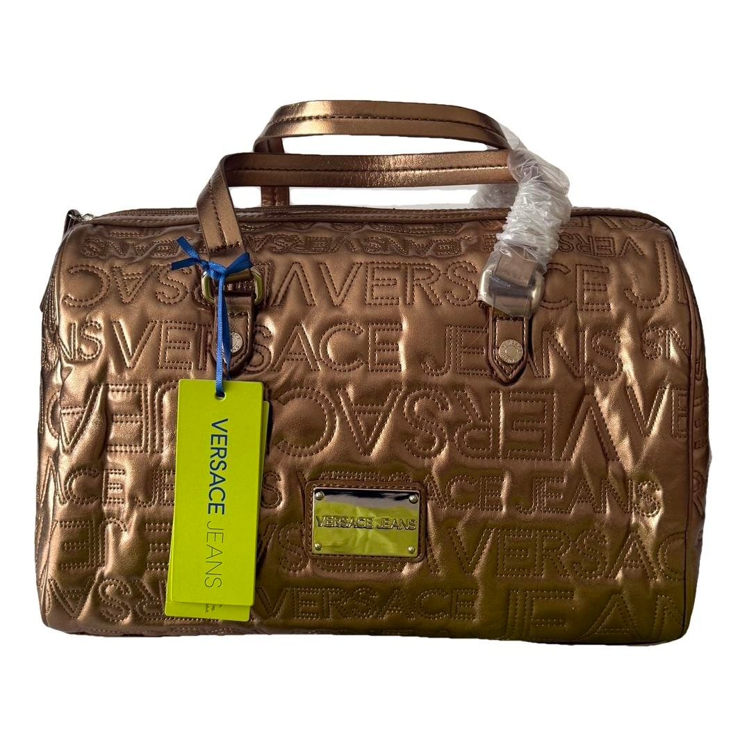 Versace Vegan leather bowling bag