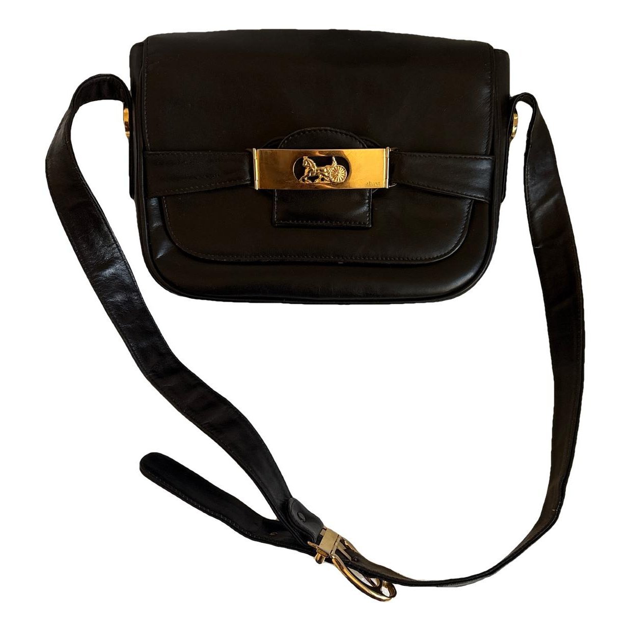 Triomphe Maillon Chain leather crossbody bag