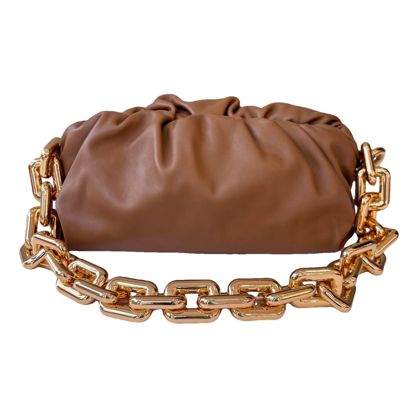 Chain Pouch leather handbag
