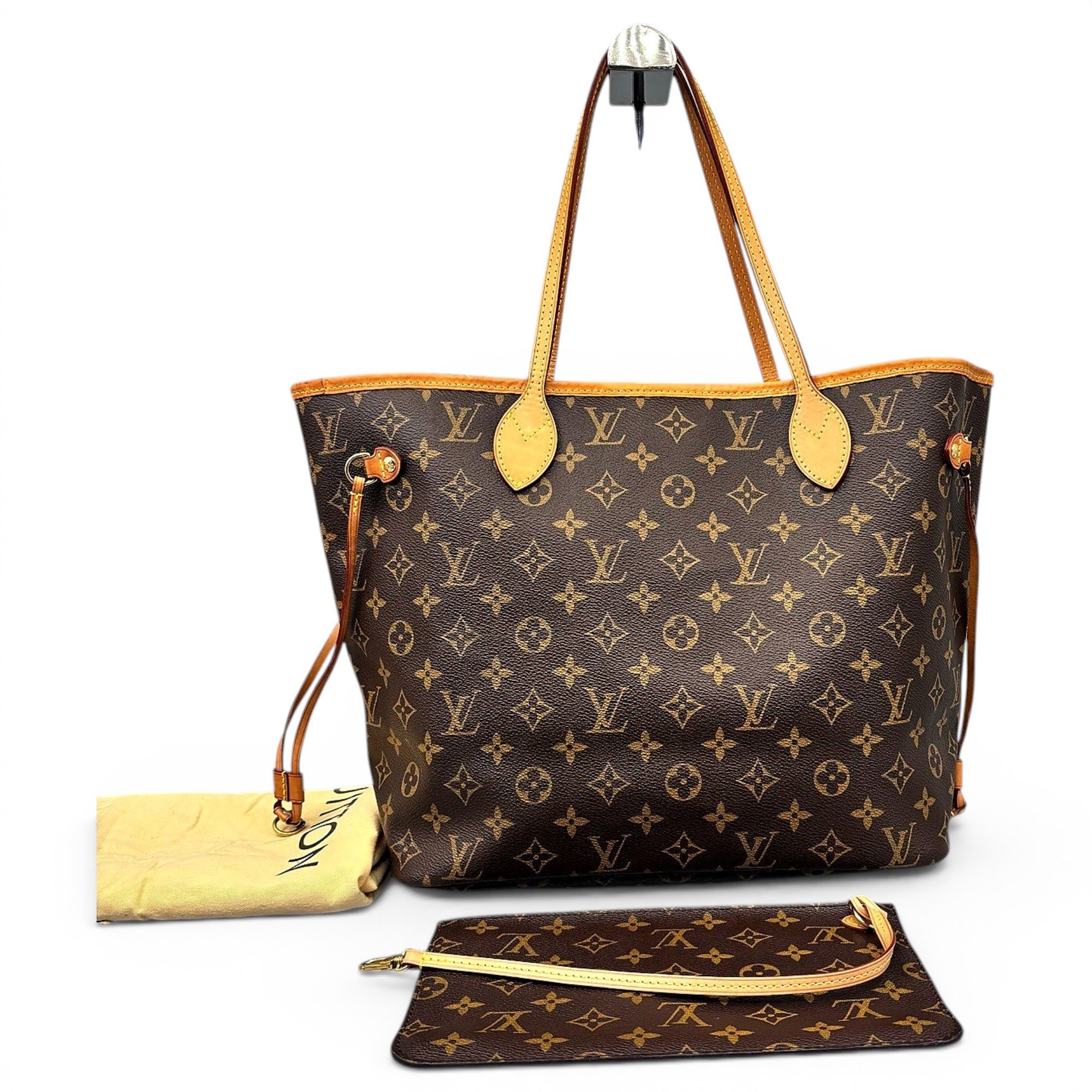 Neverfull leather tote