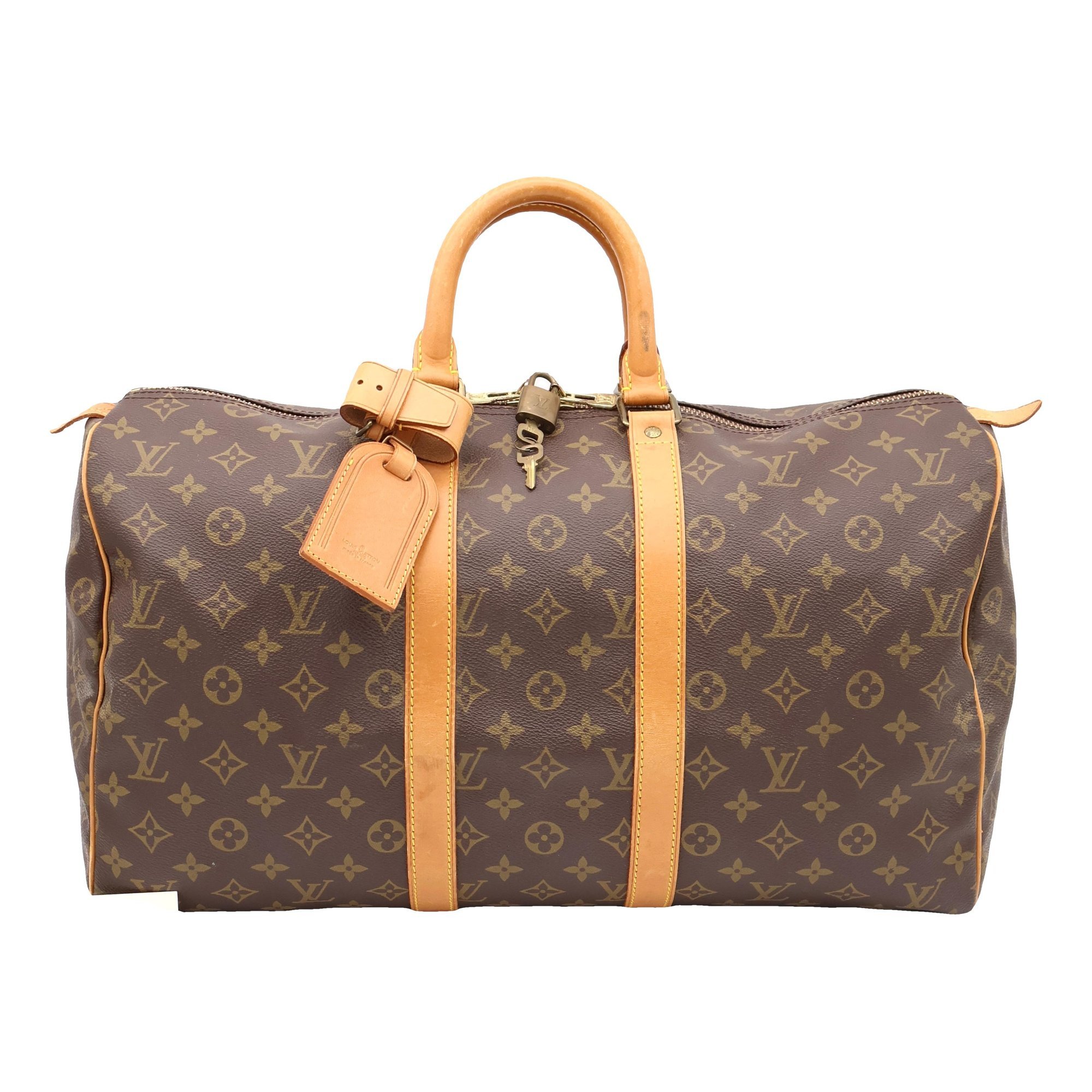 Keepall leather 48h bag