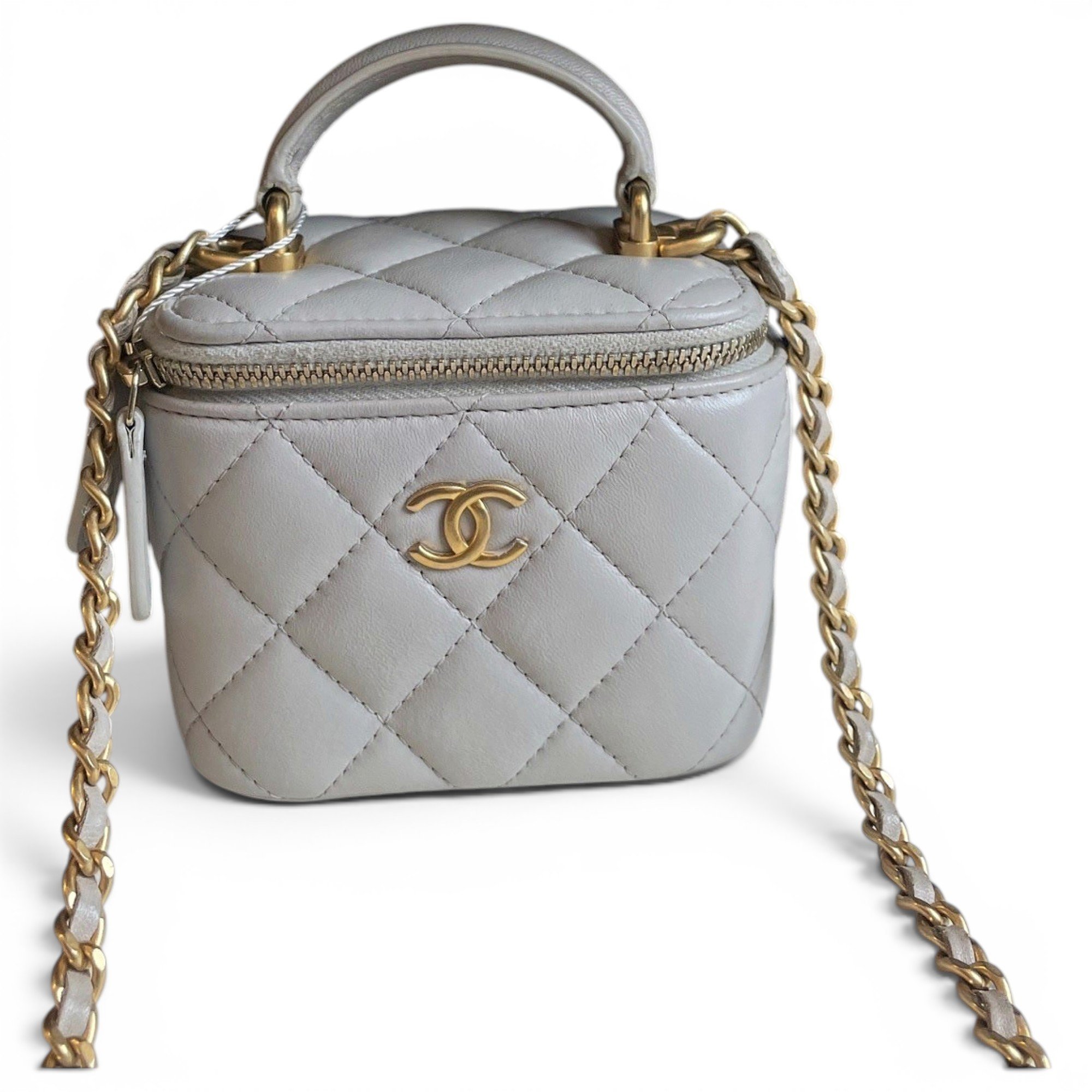 Trendy CC Vanity leather handbag