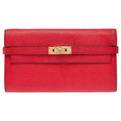 Kelly to go leather clutch bag