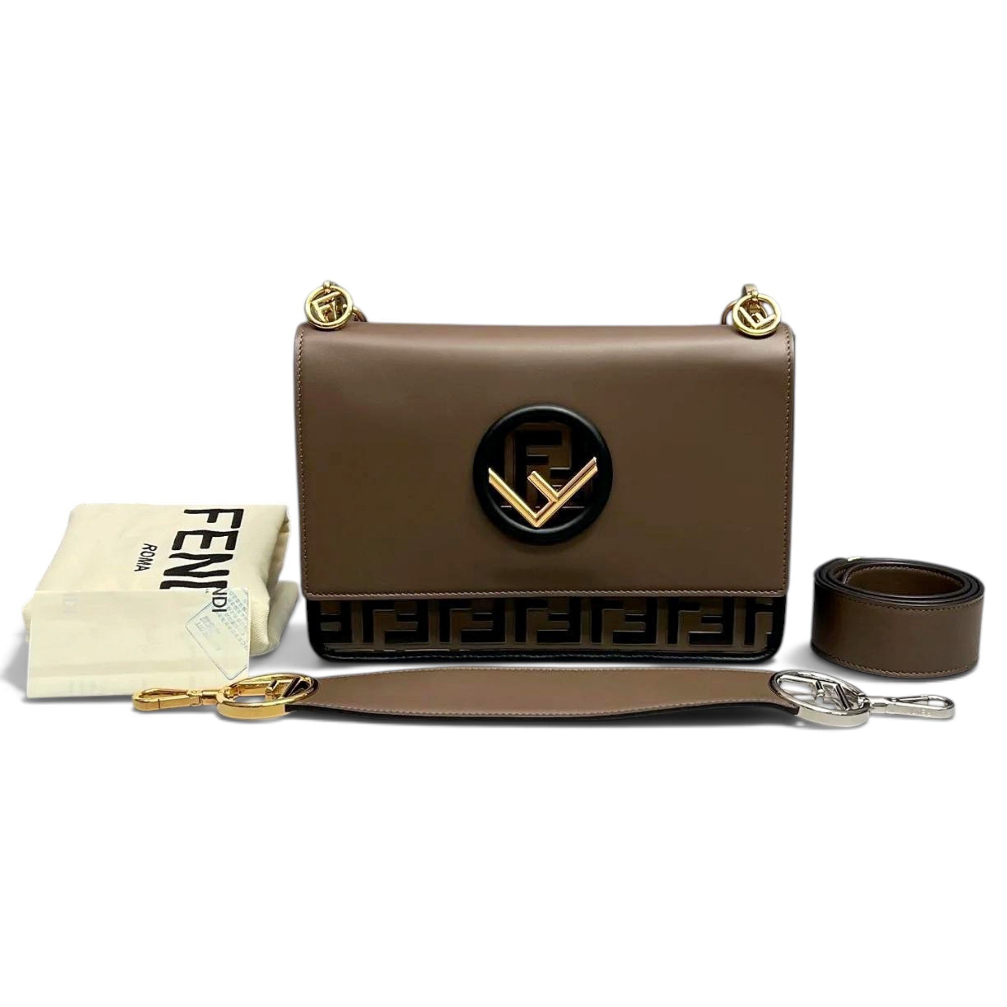Kan I leather crossbody bag