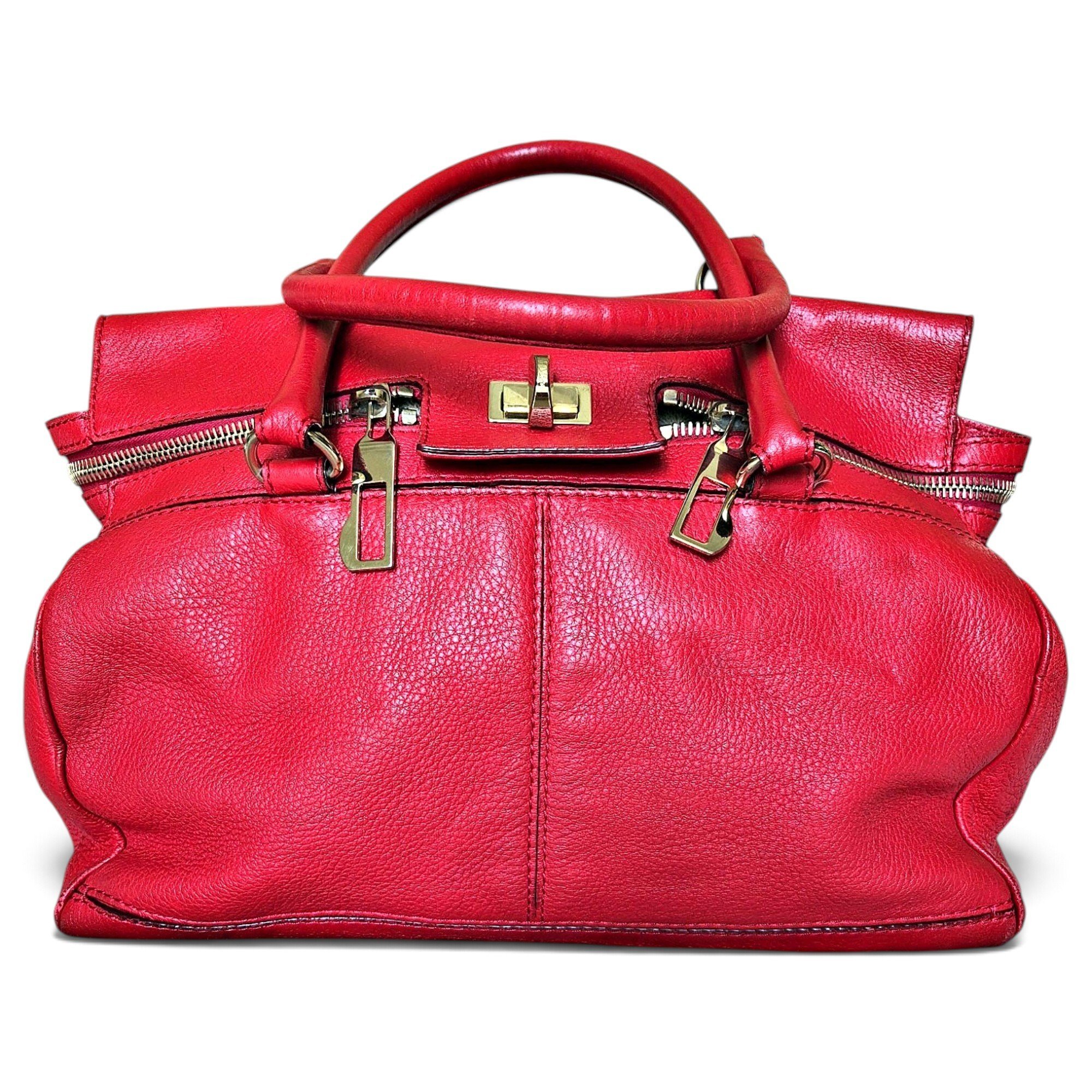 Leather handbag