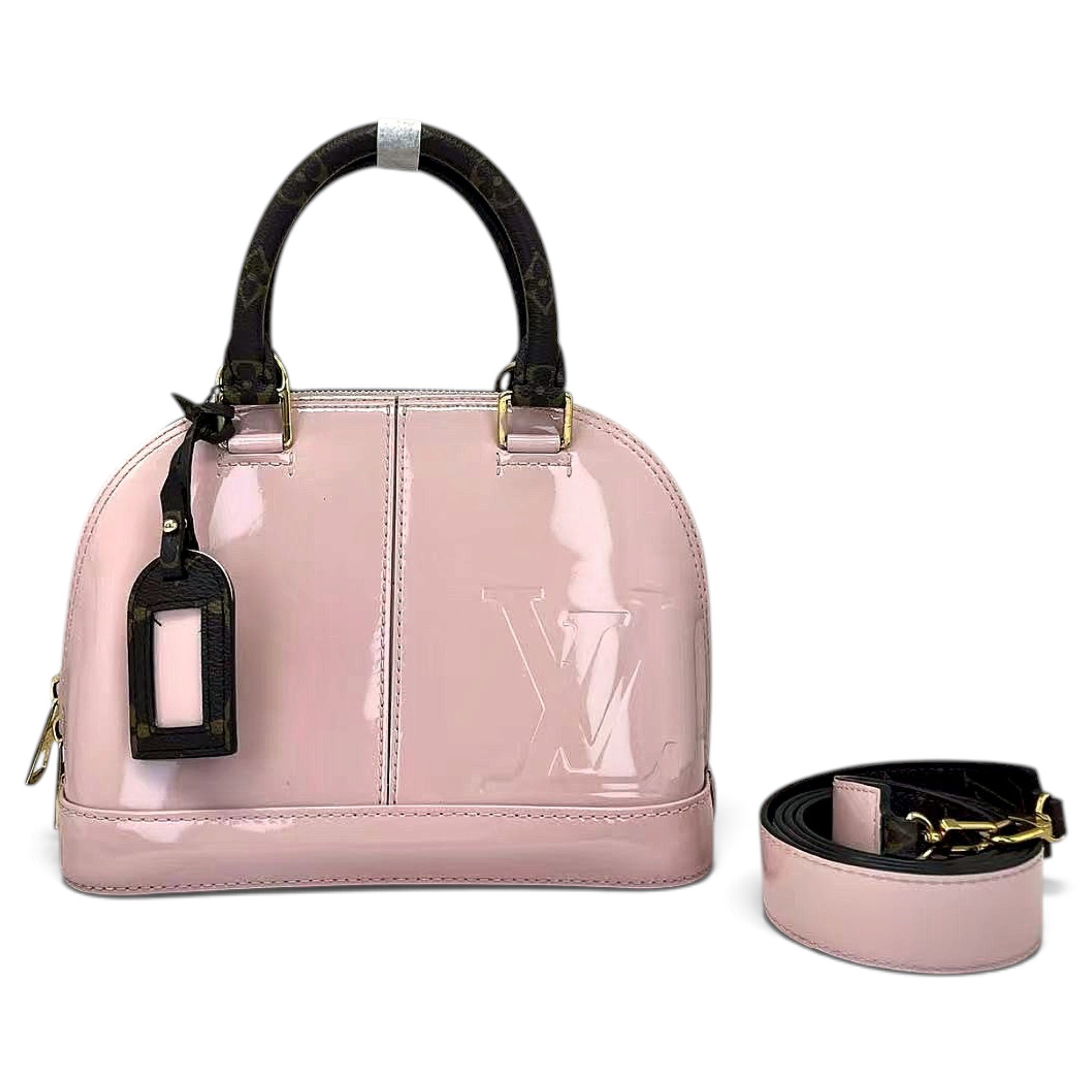 Alma patent leather handbag
