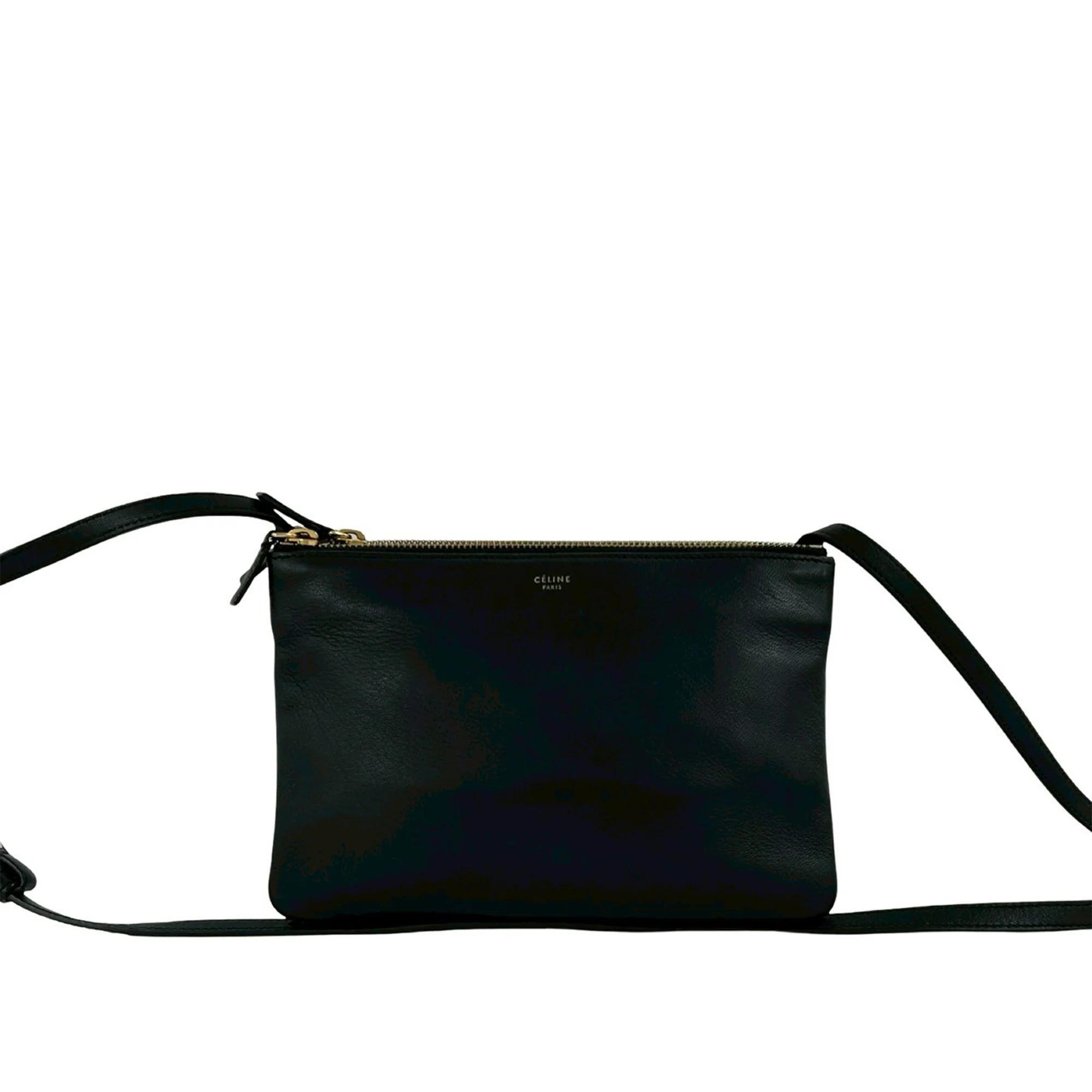 Trio pony-style calfskin handbag