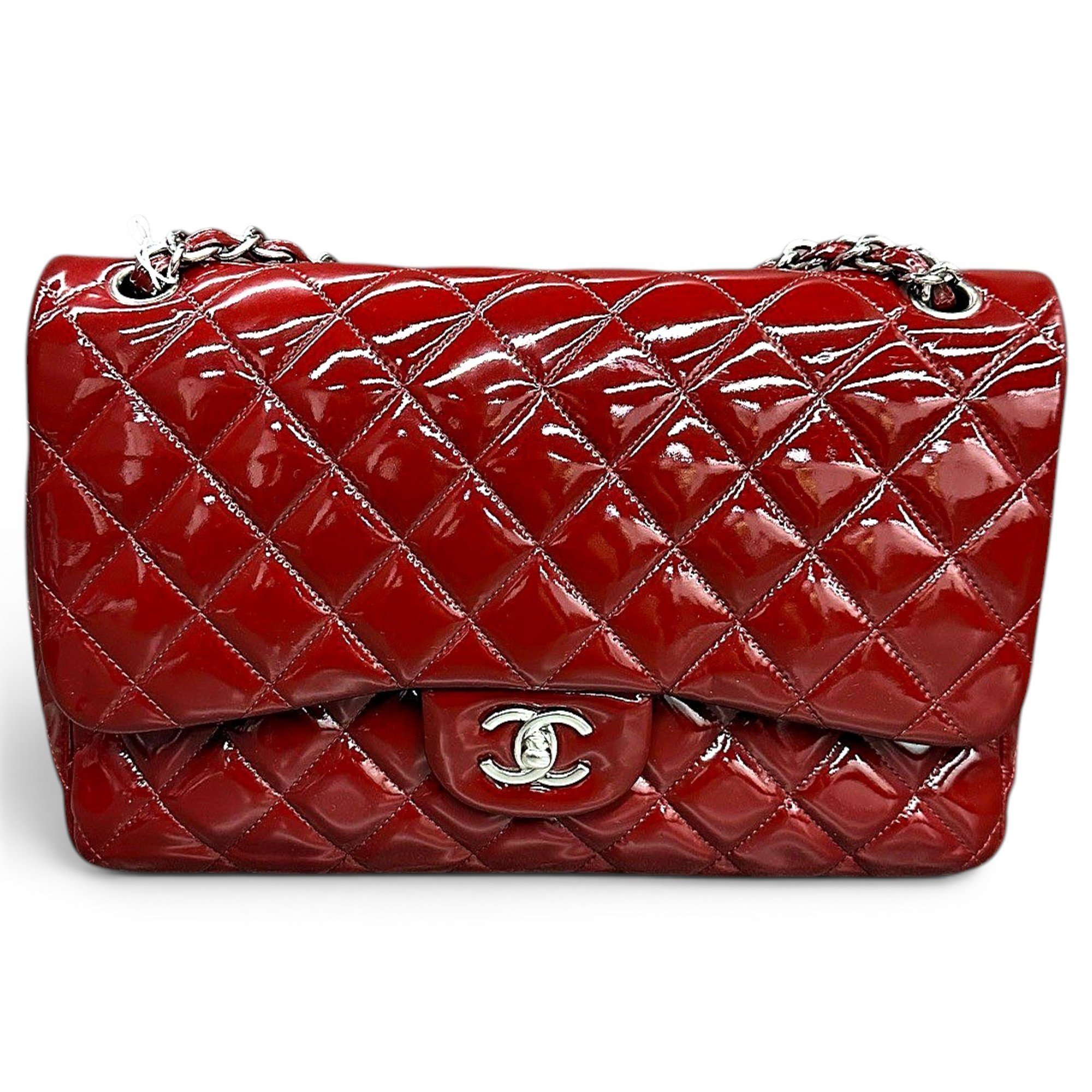 Timeless/Classique patent leather handbag