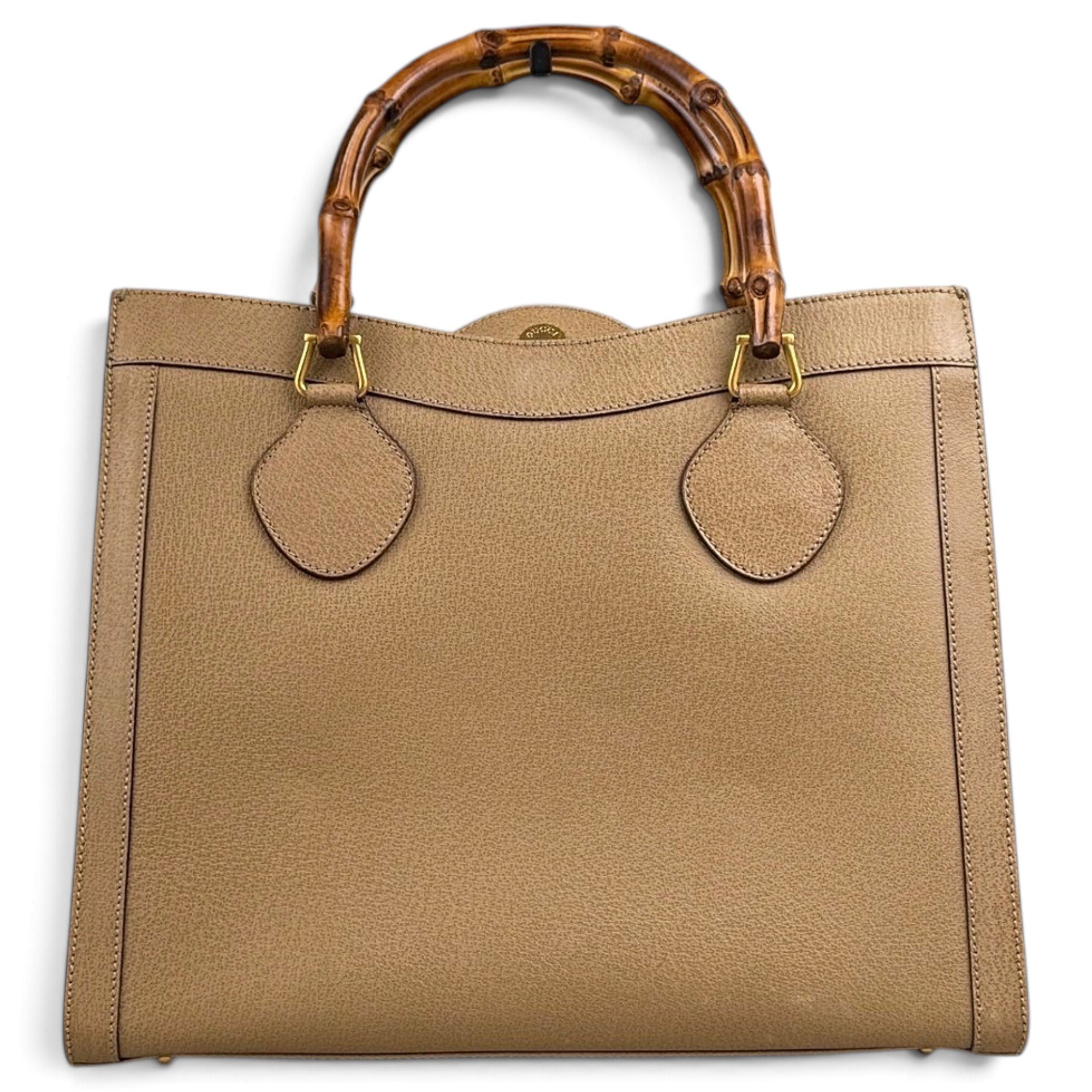 Diana Bamboo leather tote
