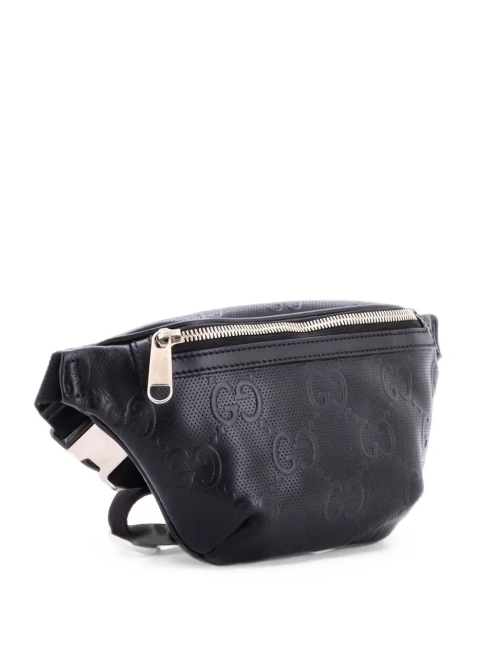 GG Embossed Perforated Leather Small belt bag