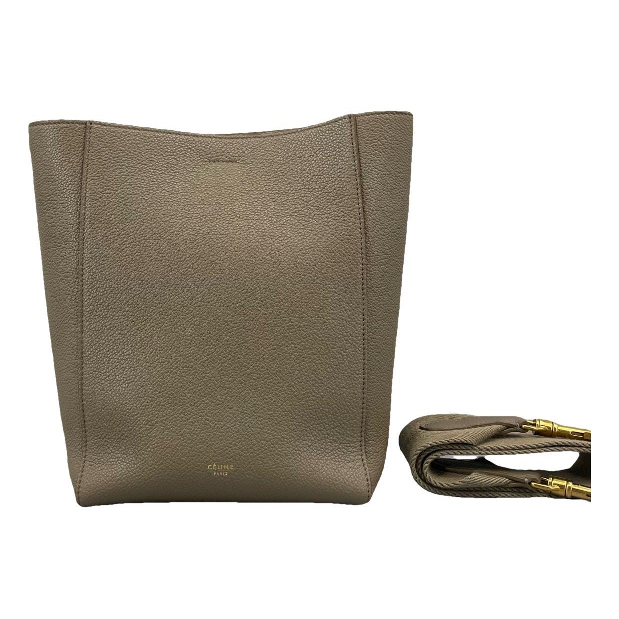 Seau Sangle leather tote