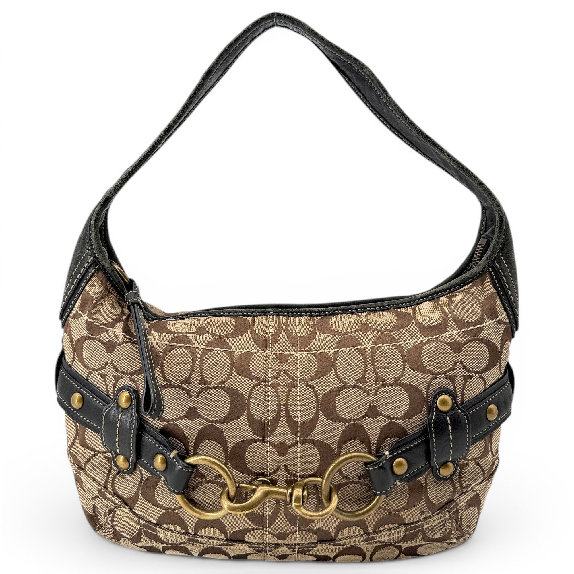 Signature Sufflette leather handbag