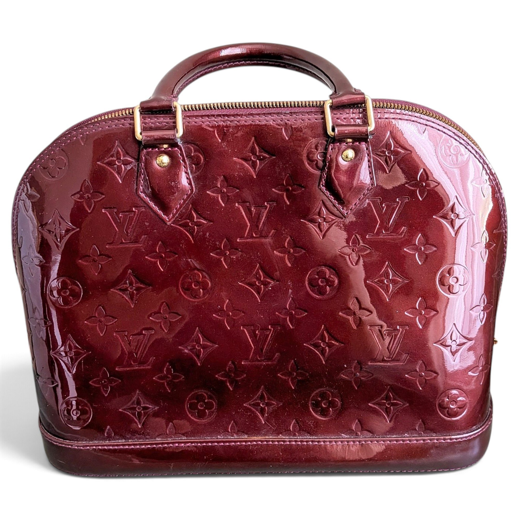 Alma patent leather handbag