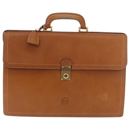 Anagram leather handbag