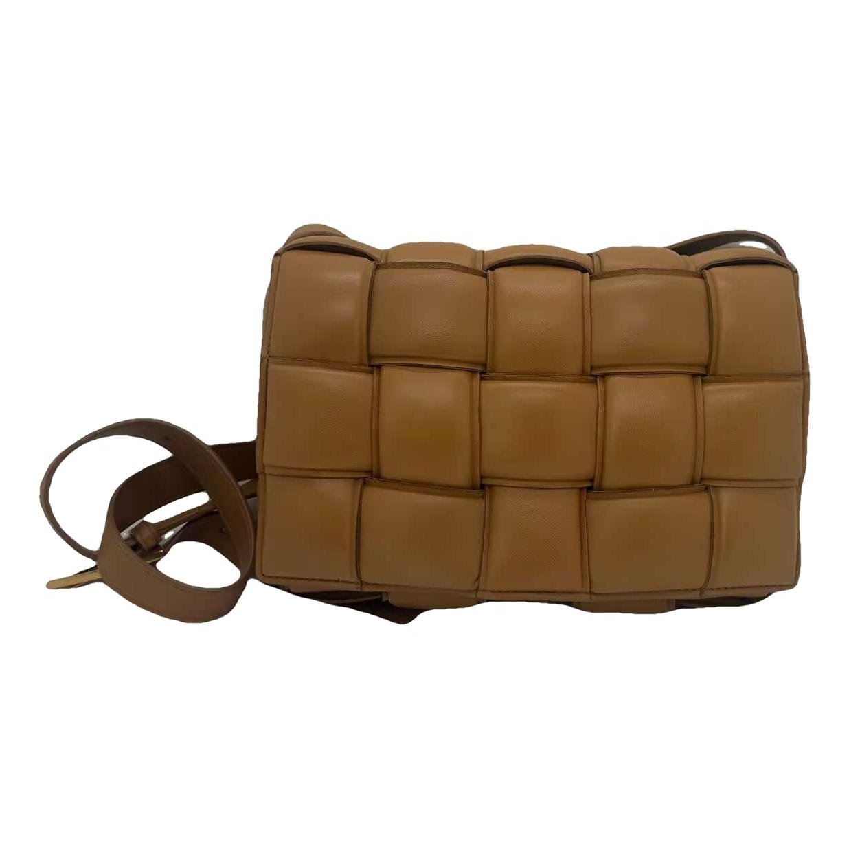 Cassette leather handbag