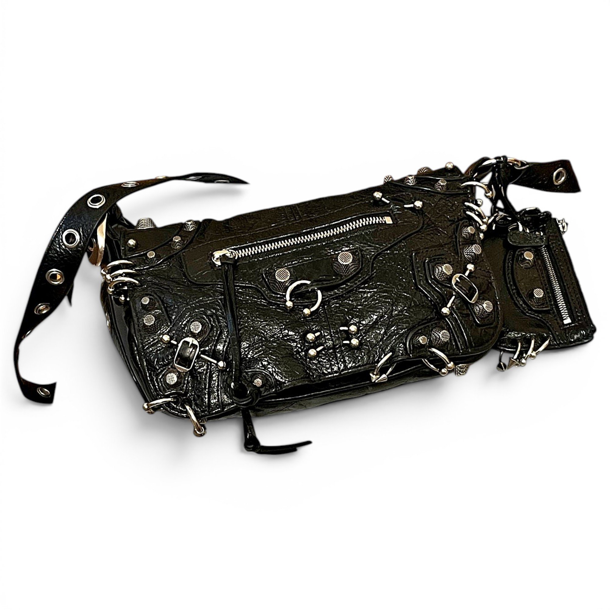 Le Cagole leather satchel