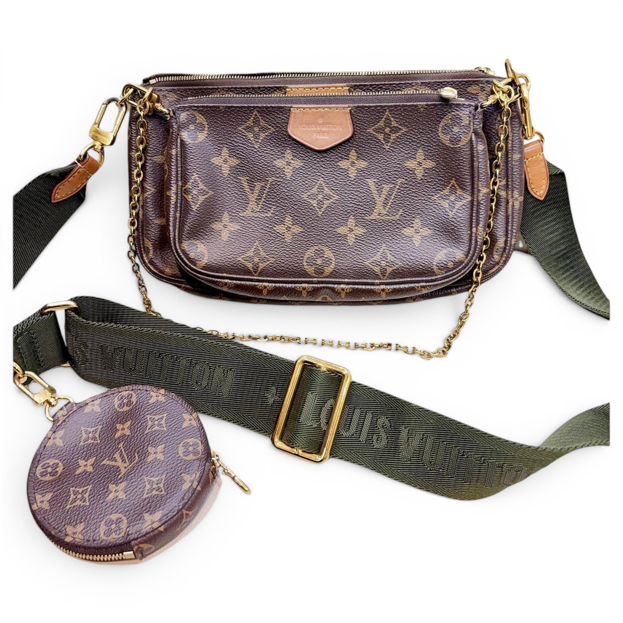 Multi Pochette Accessoires leather handbag