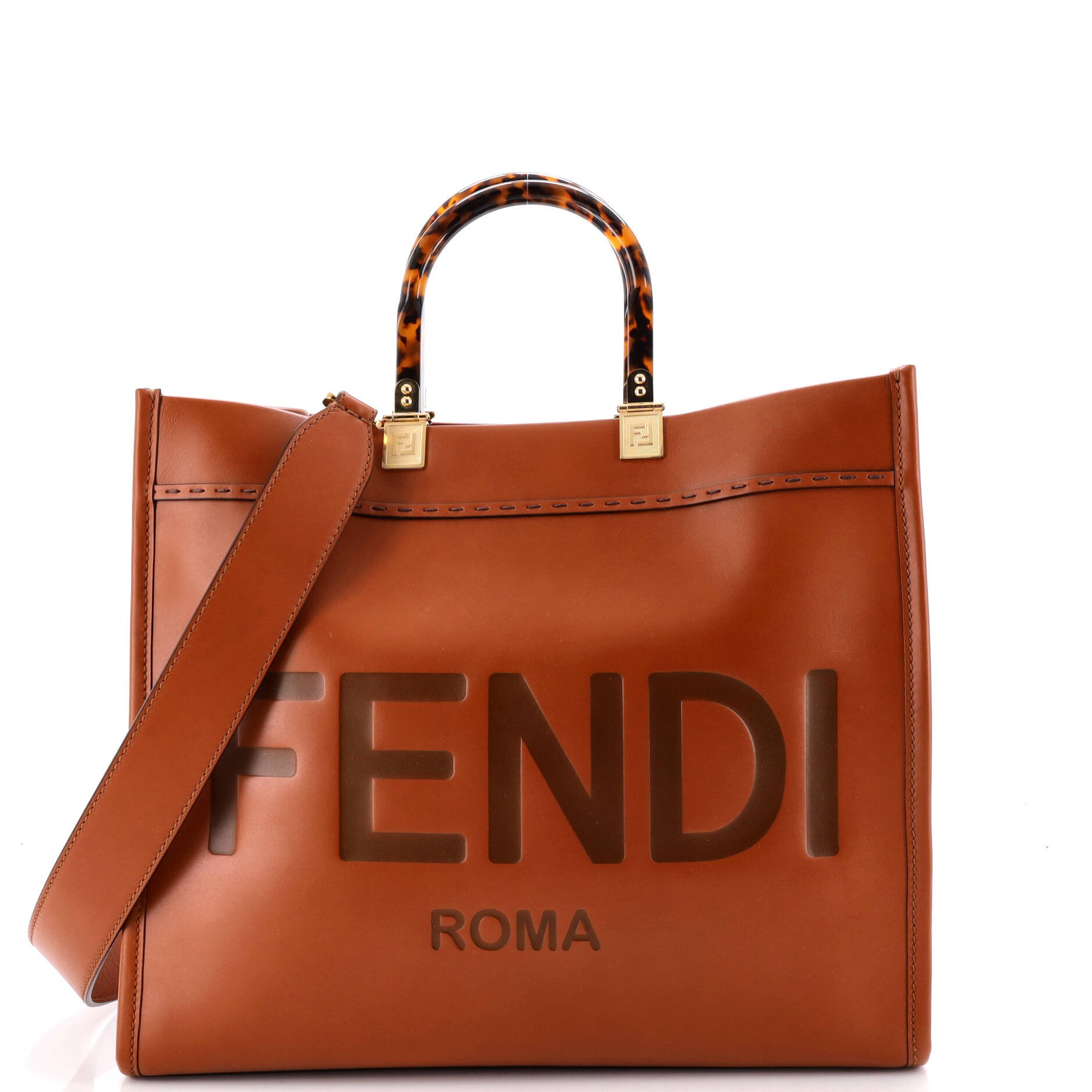Sunshine Shopper Tote Leather Medium