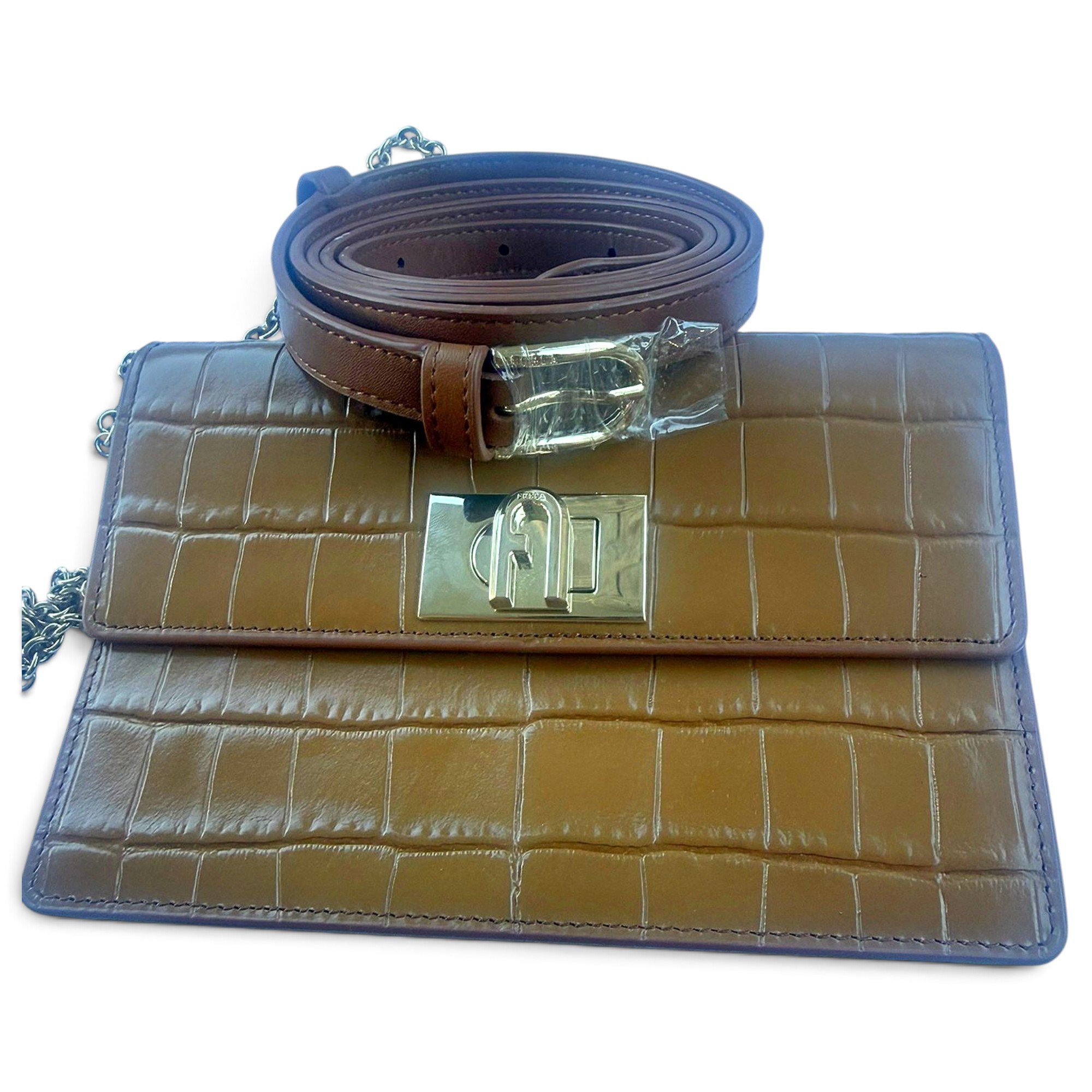 Leather mini bag