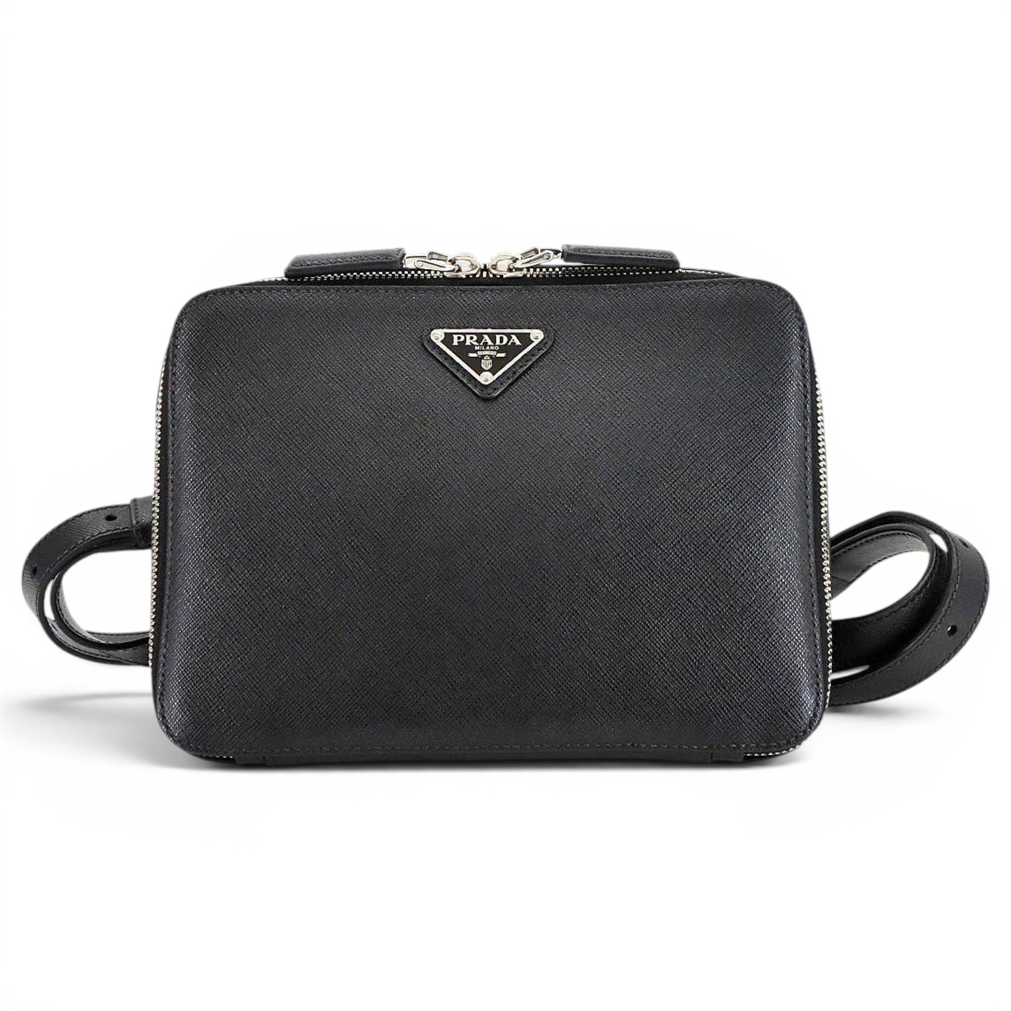 Leather backpack