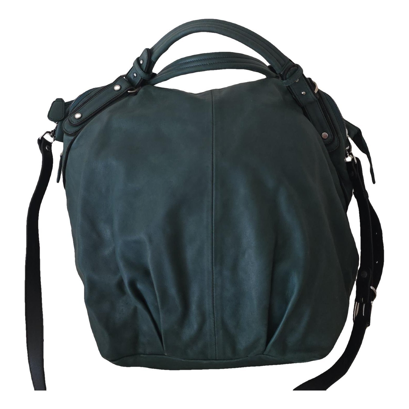 Leather crossbody bag