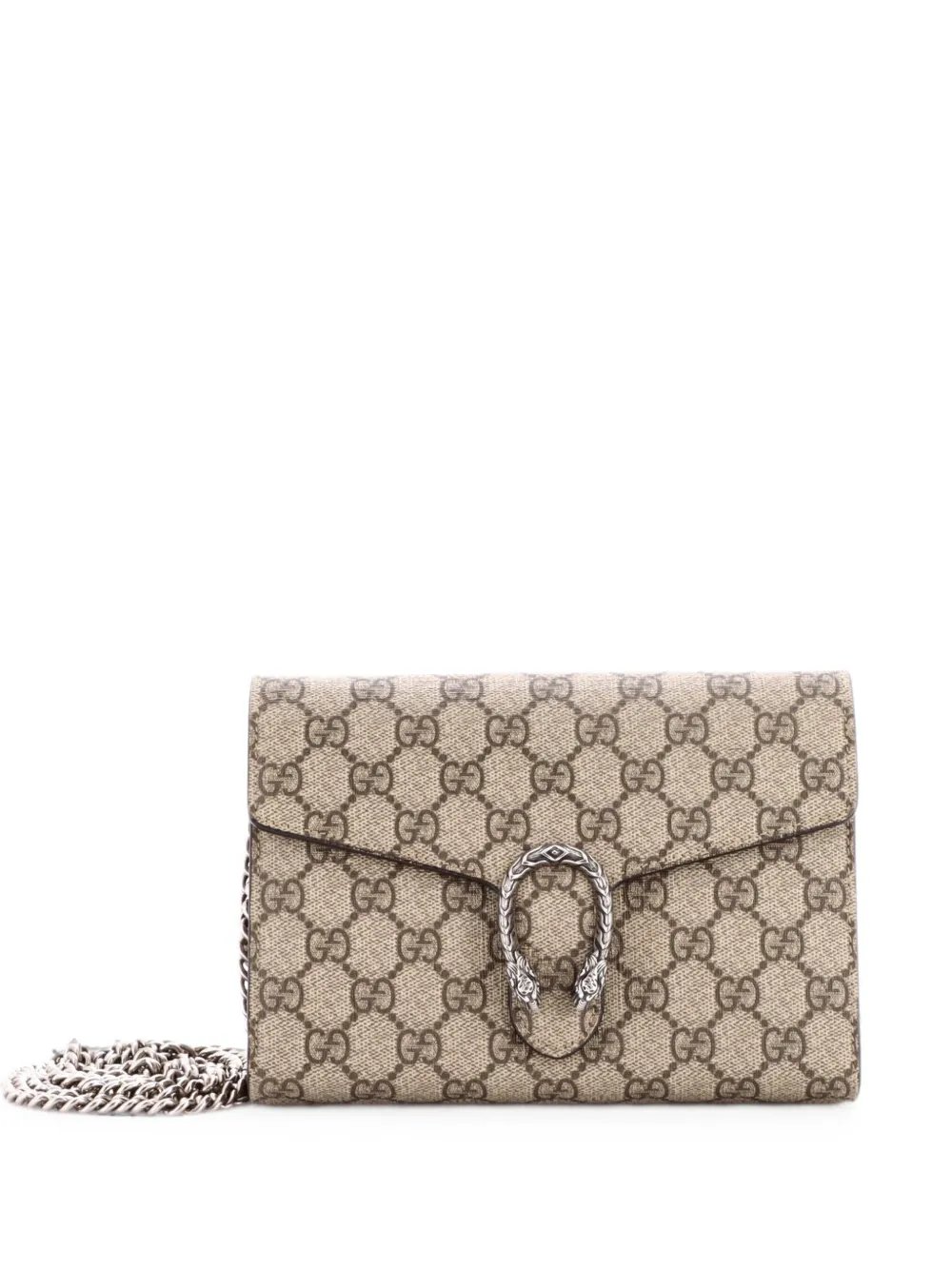 Dionysus Chain Wallet GG Coated Canvas Small crossbody bag
