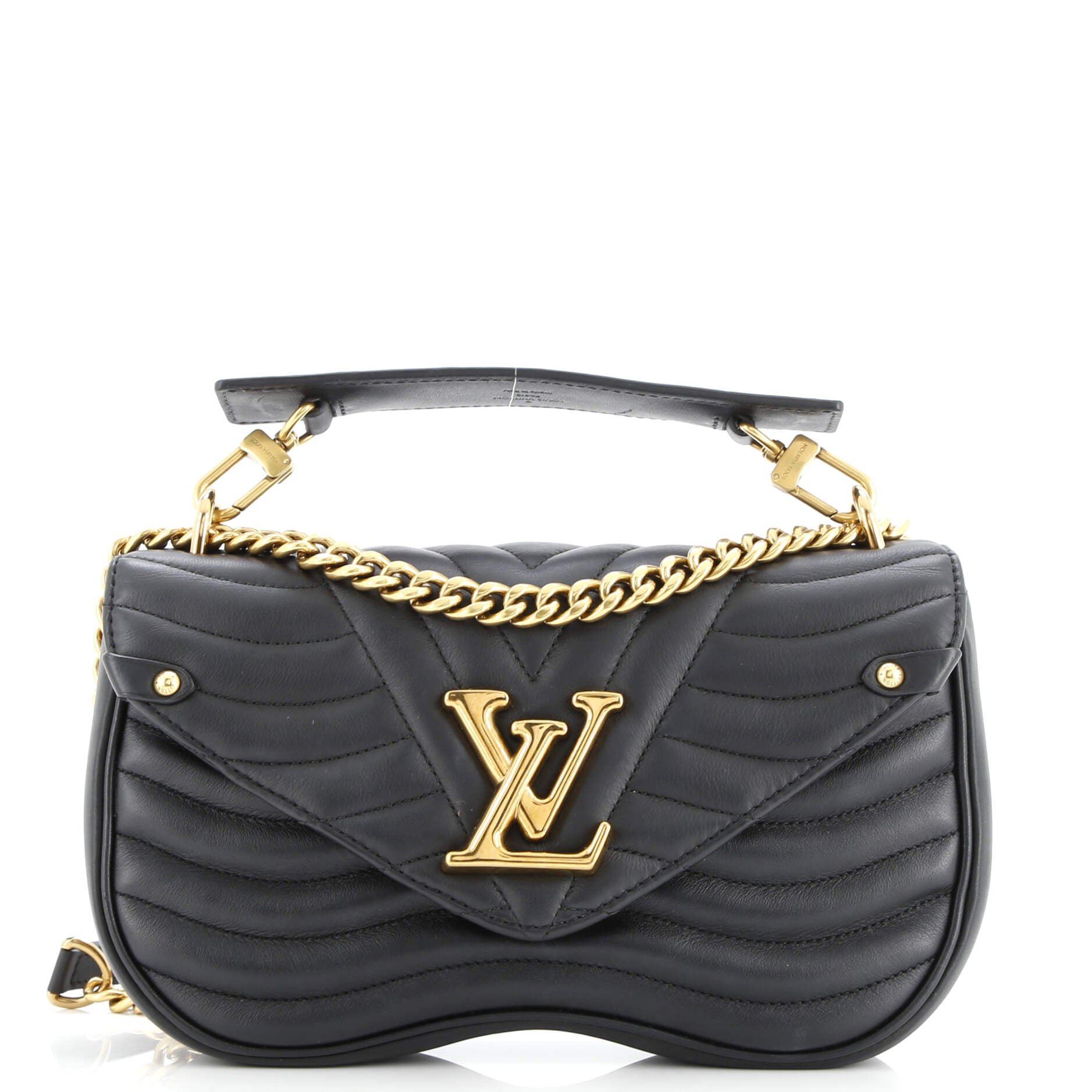 Louis Vuitton New Wave Chain Bag Quilted Leather MM