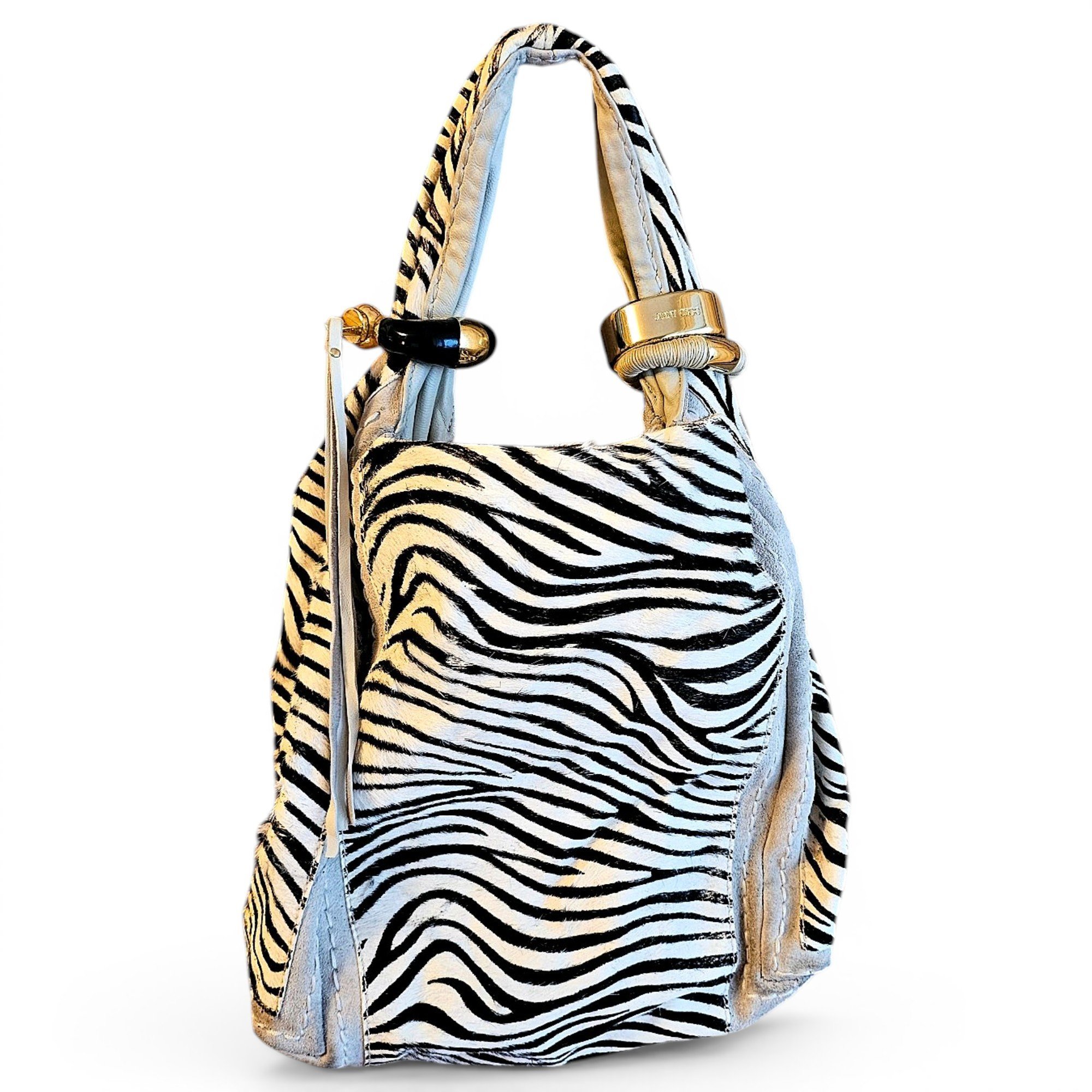 Jimmy Choo Pony-style calfskin handbag